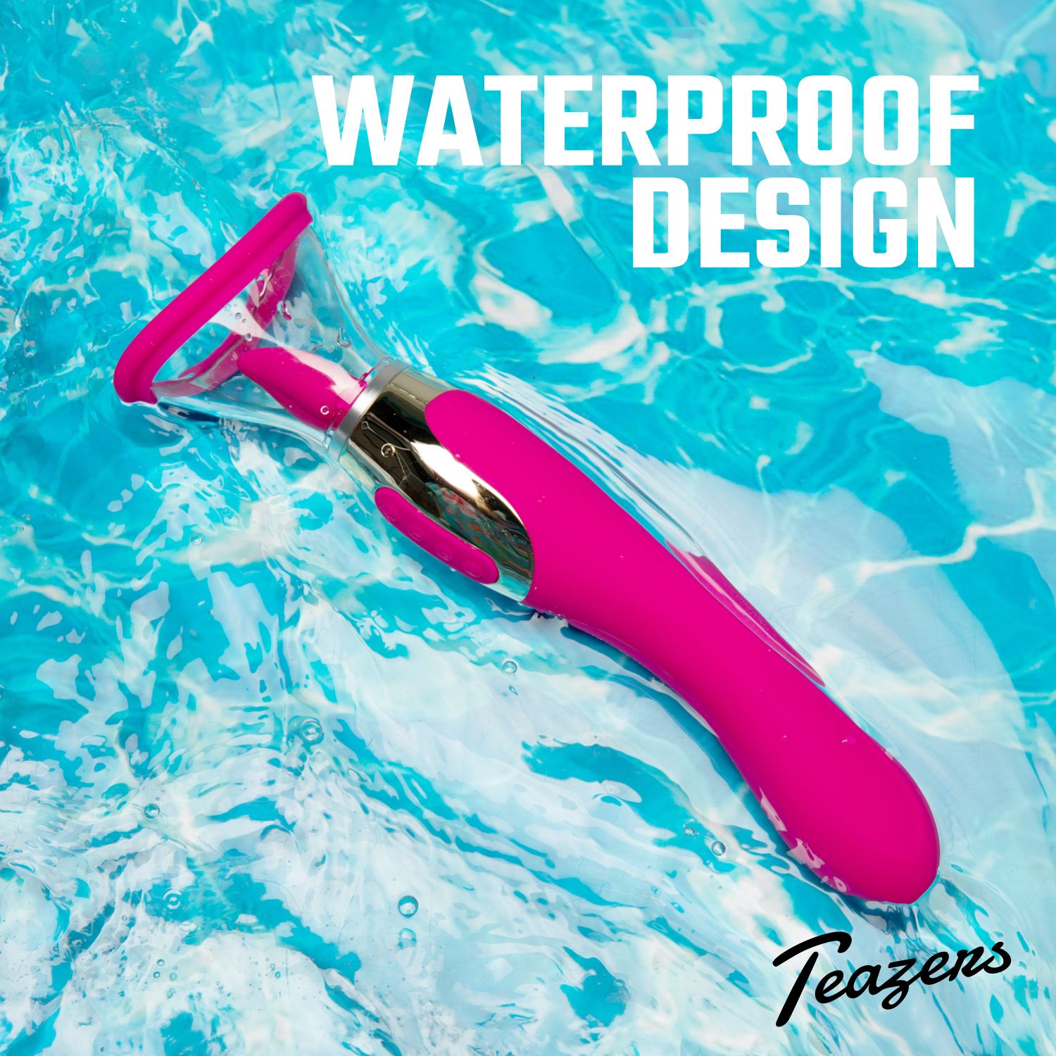 Teazers - Pleasure Pump Met G-Spot Vibrator - Roze