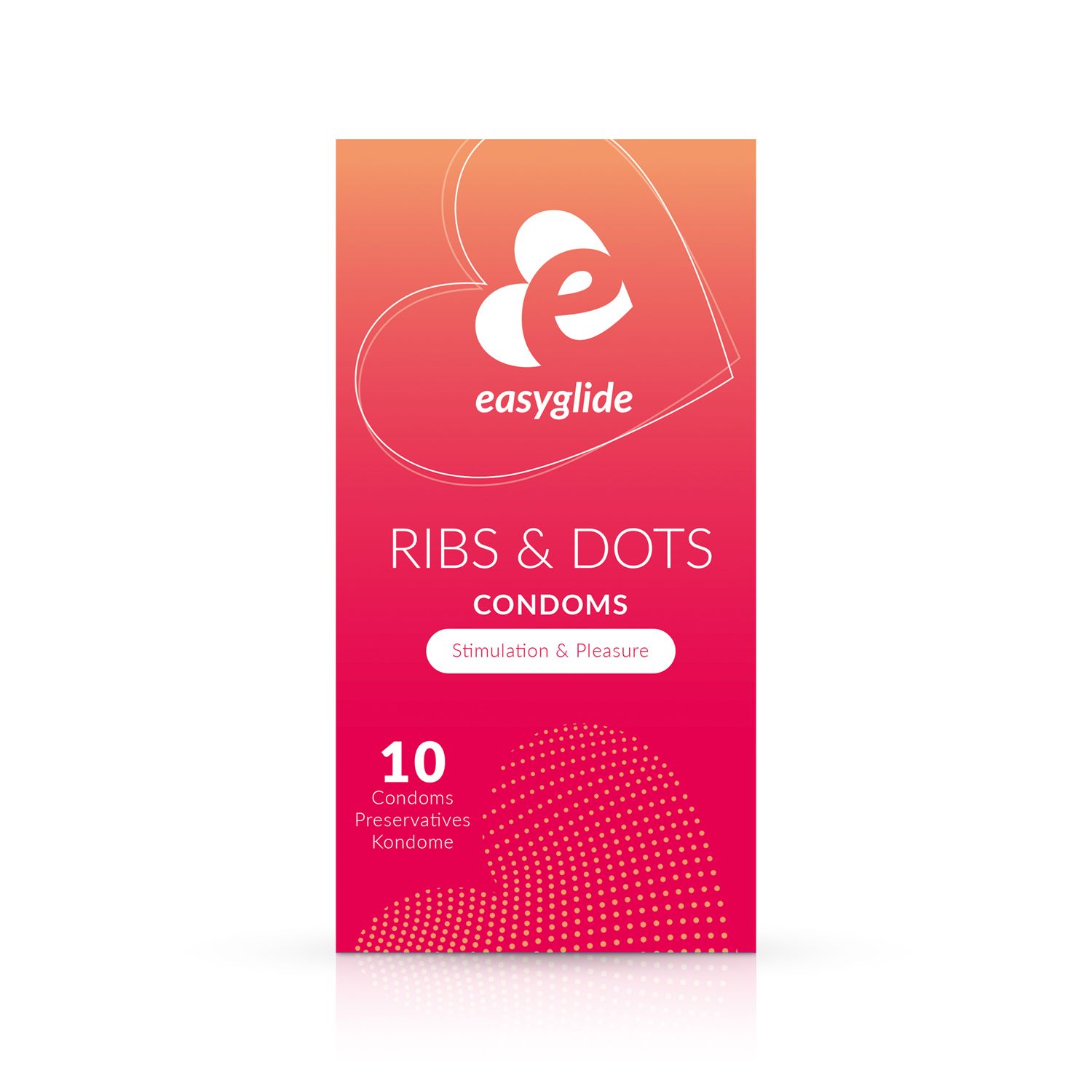EasyGlide - Ribs en Dots Condooms - 10 stuks