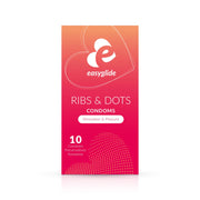 EasyGlide - Ribs en Dots Condooms - 10 stuks