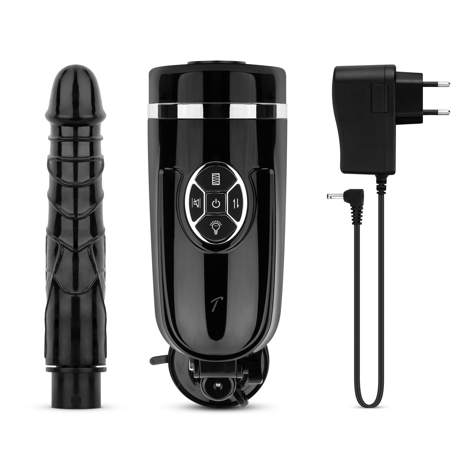Teazers Stotende en vibrerende dildo