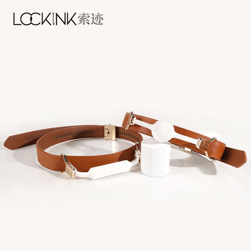 LOCKINK - Ball-Gag &amp; Gag-bite Set - bruin