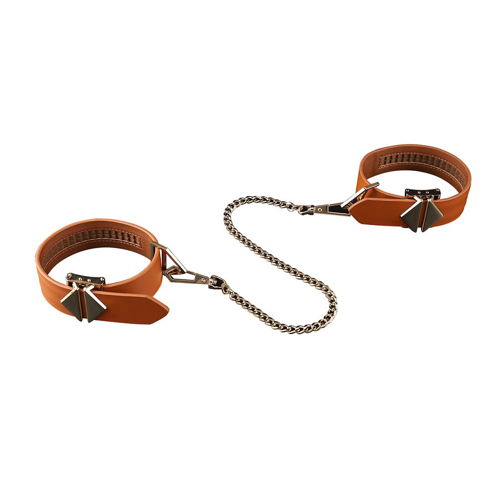 LOCKINK - 8-Bondage-Riemen Bevestigingsset - bruin
