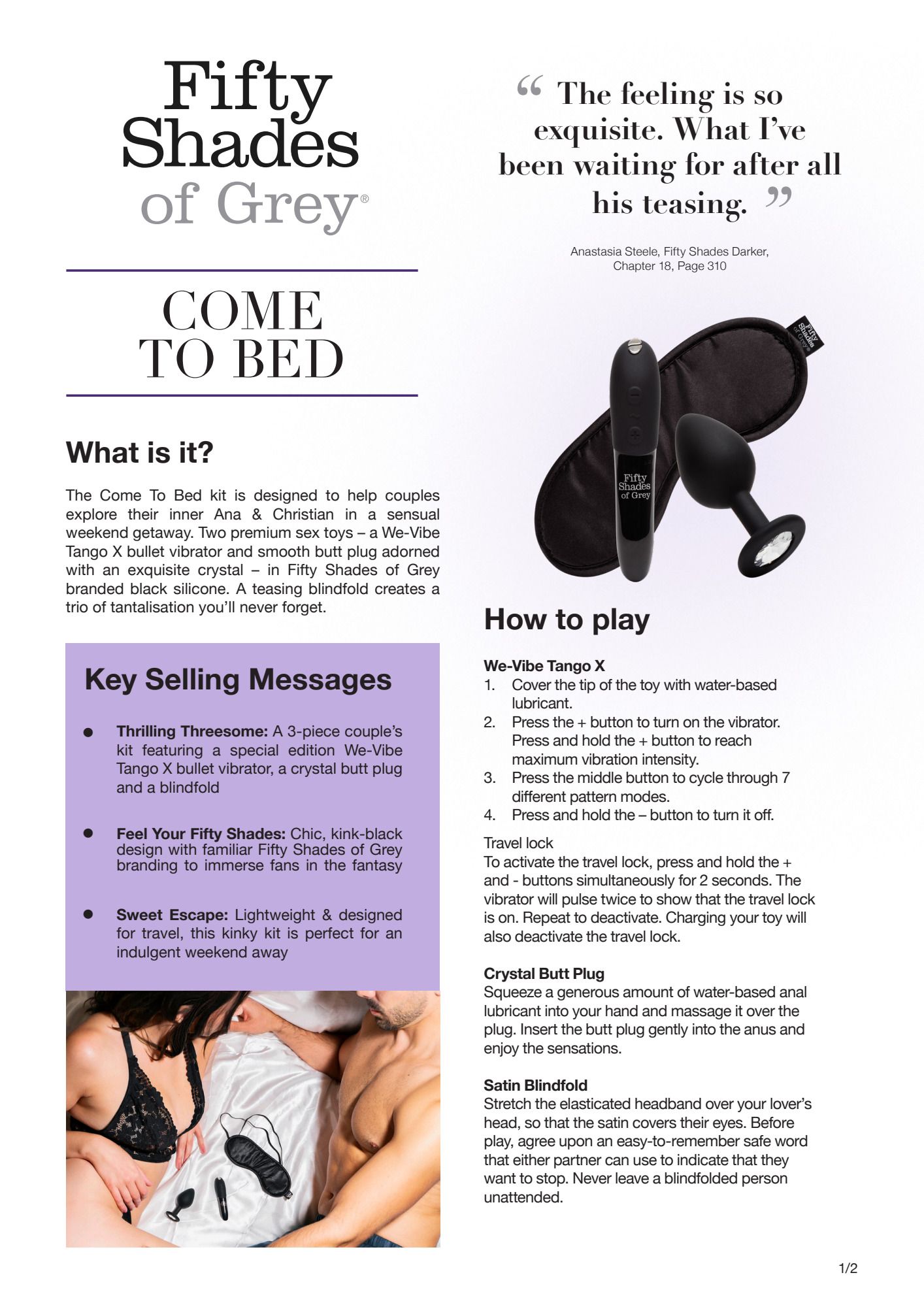 Come To Bed Kit Voor Stellen