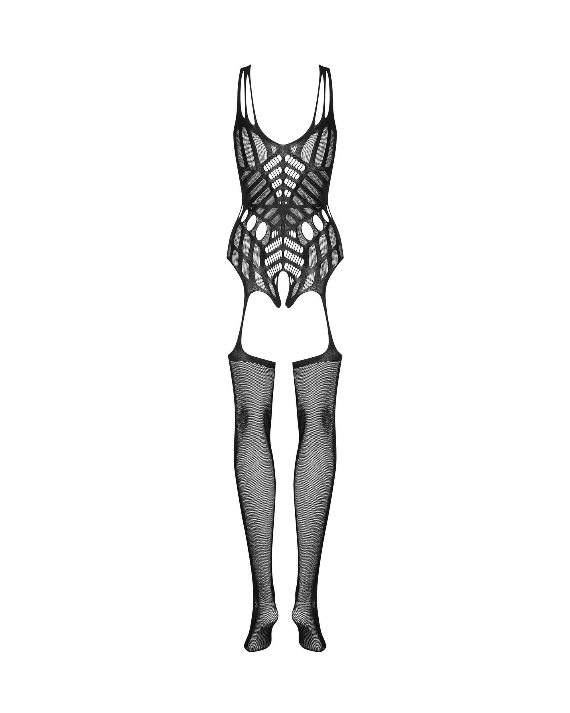 Obsessief - G139 Bodystocking - Zwart