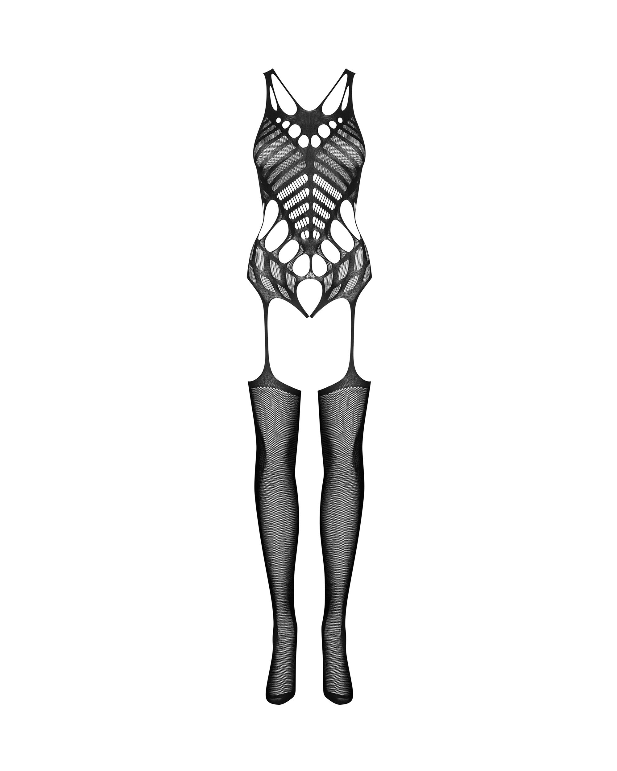 Obsessief - G139 Bodystocking - Zwart