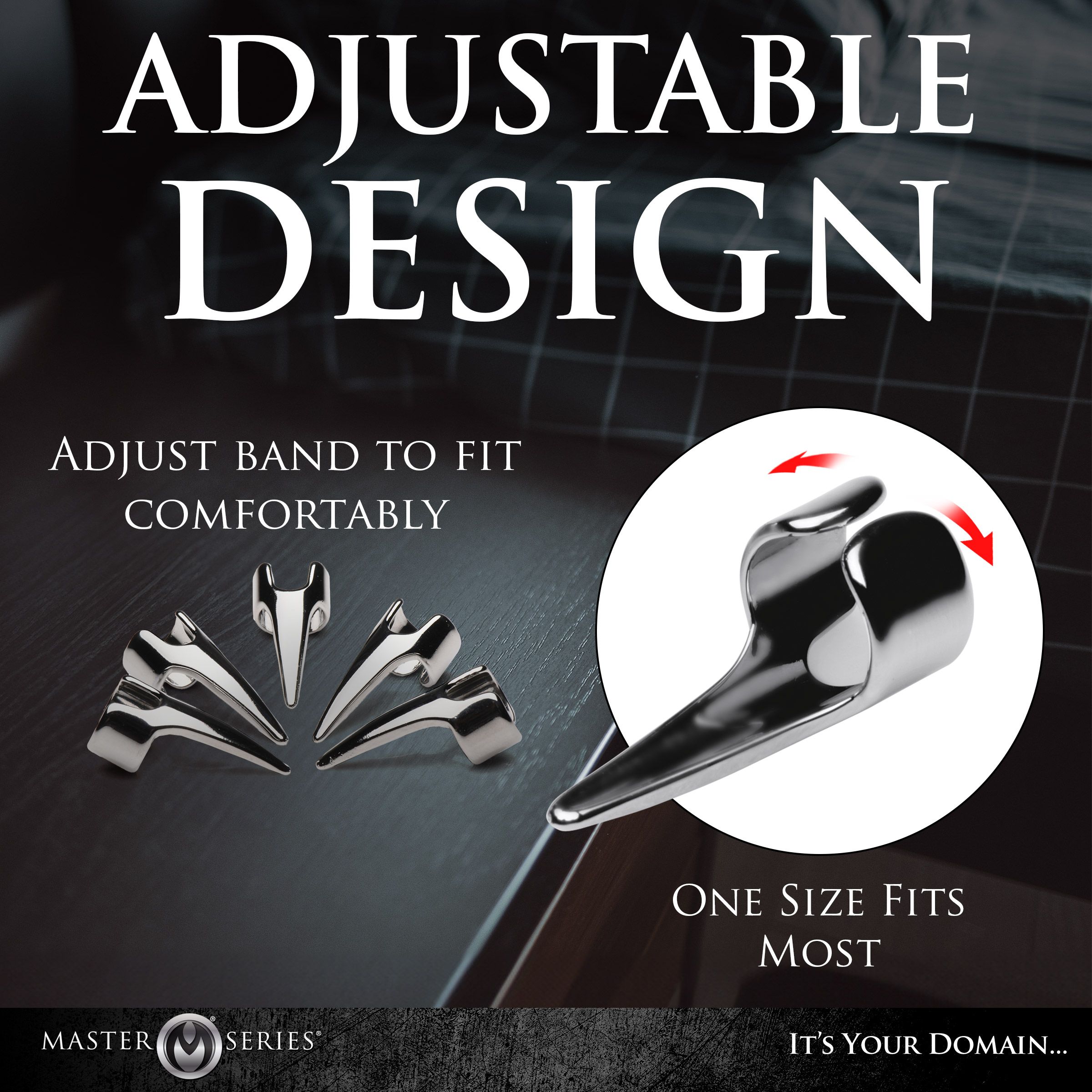 Vijfdelige Sensatie Klauwringen - Zilver