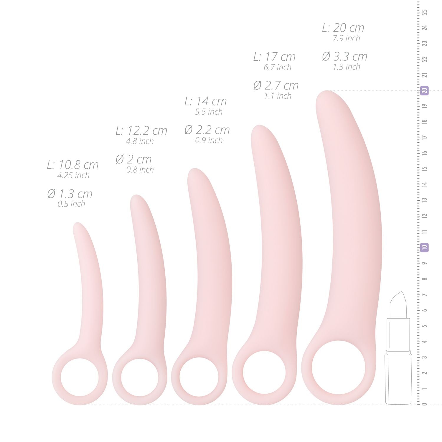 Teazers Vaginale Dilatator Set