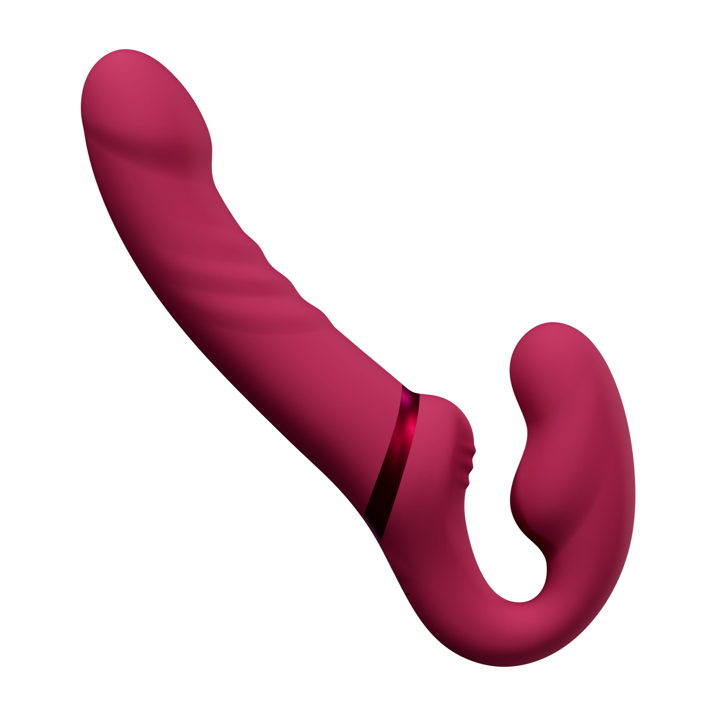 Lovense - Lapis Strapless Strap-on Vibrator - Roze
