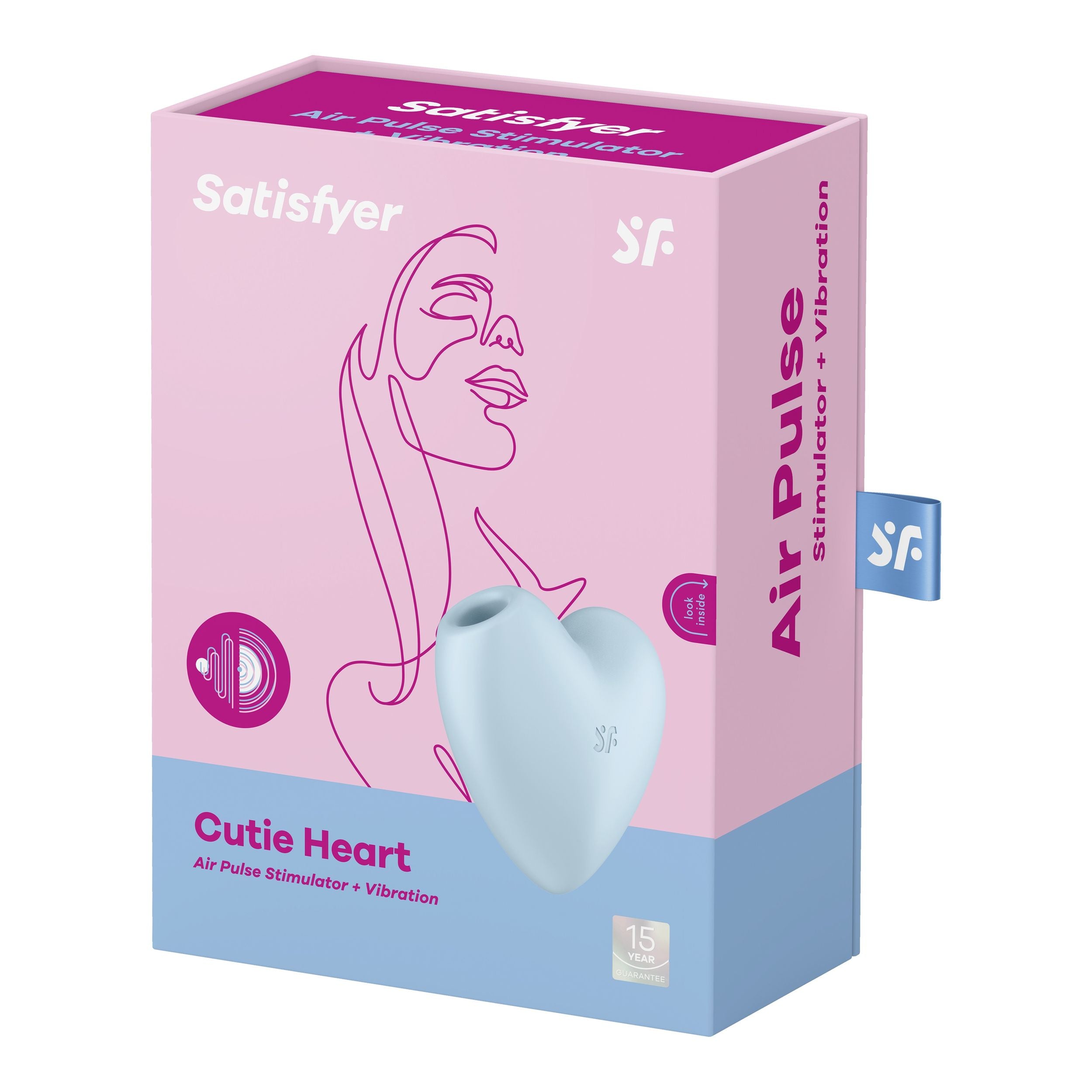Satisfyer Cutie Heart - Blauw