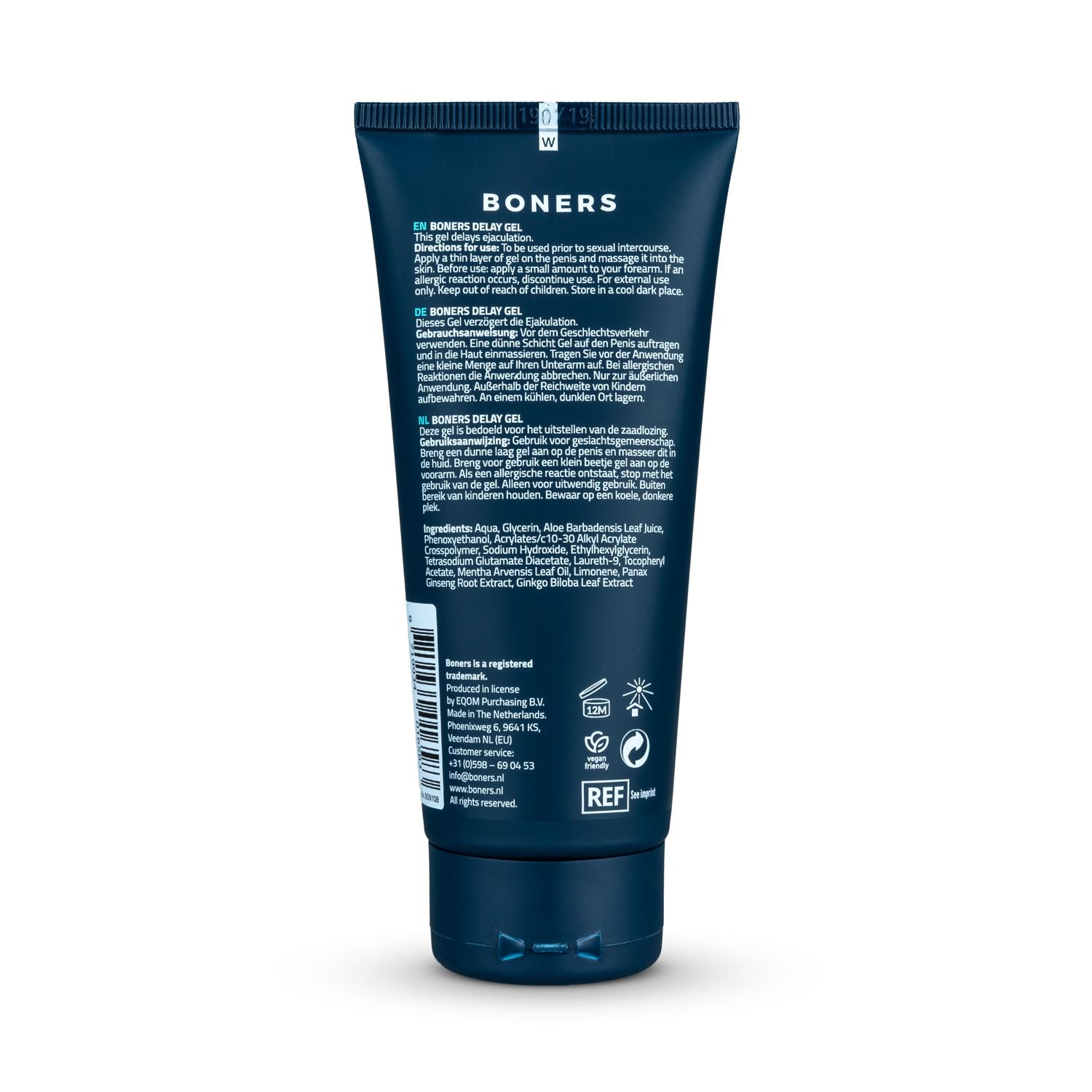 Boners Orgasmevertragende Gel - 100 ml
