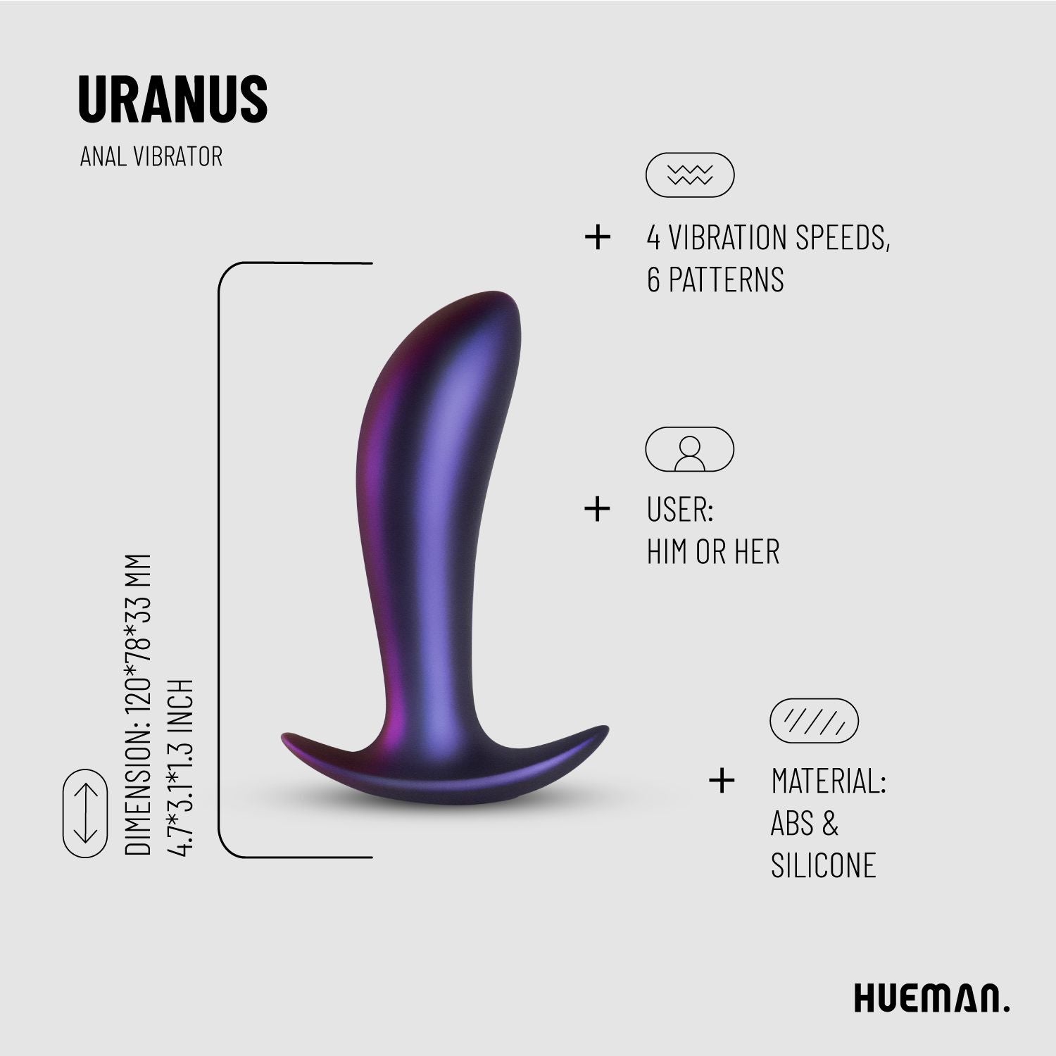 Hueman - Uranus Anale vibrator
