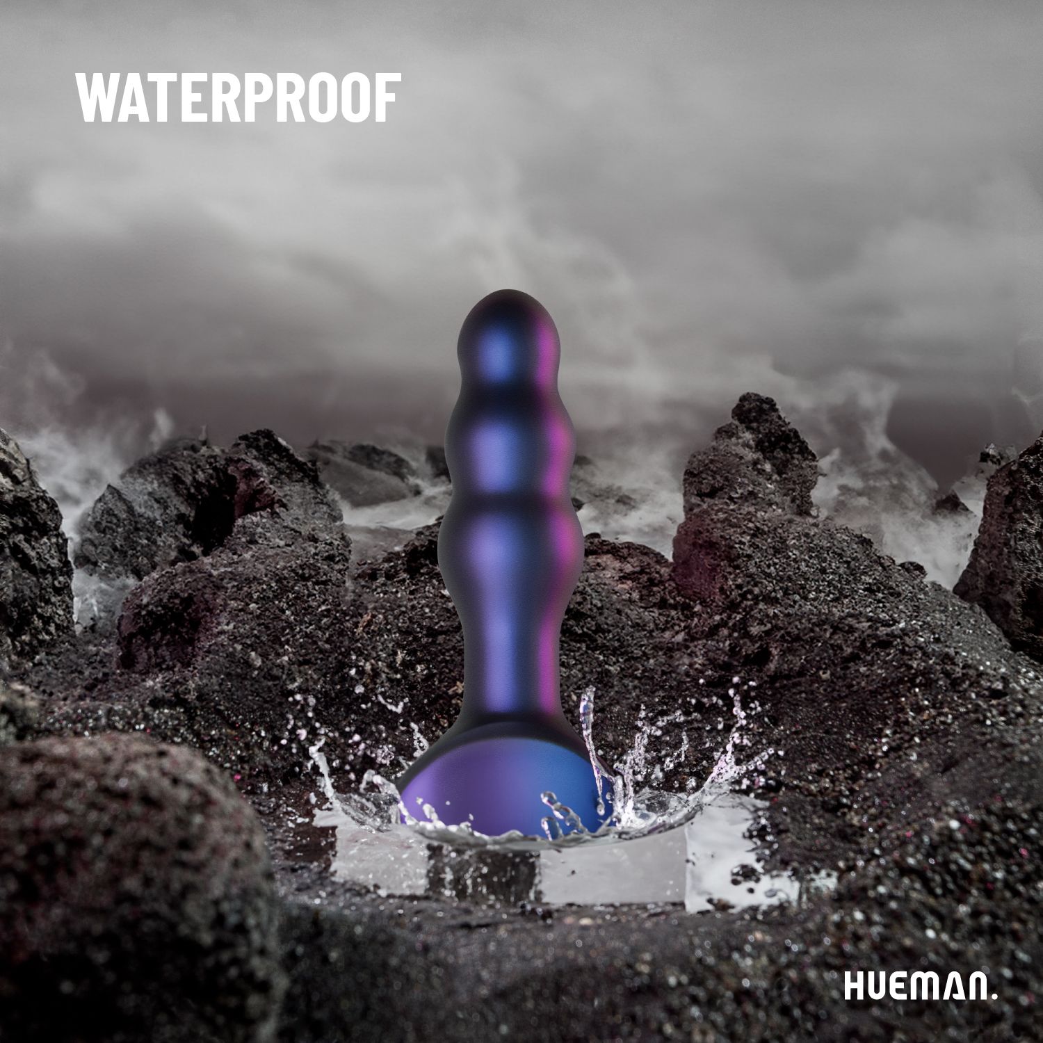 Hueman - Space Invader Vibrerende en krachtige buttplug