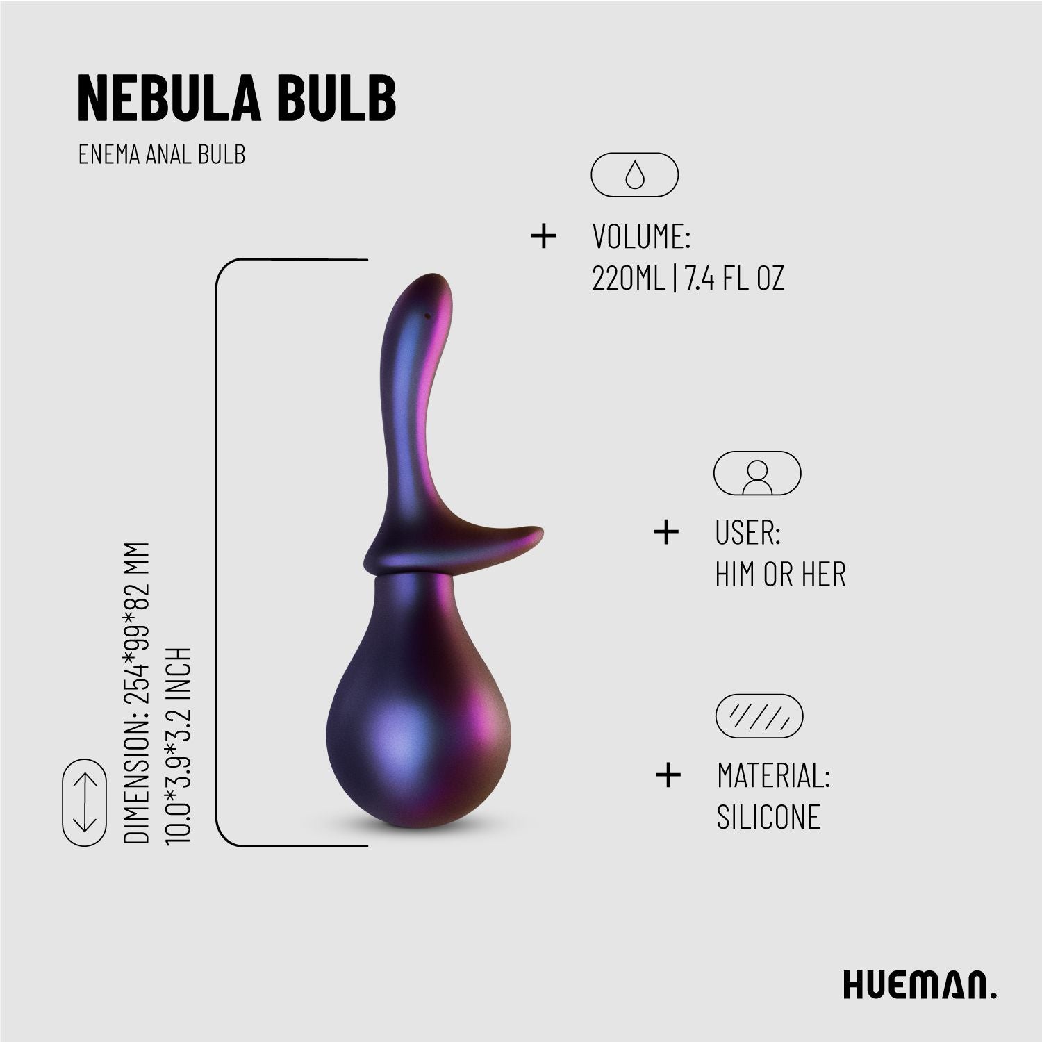 Hueman - Nevelbol Anale douche