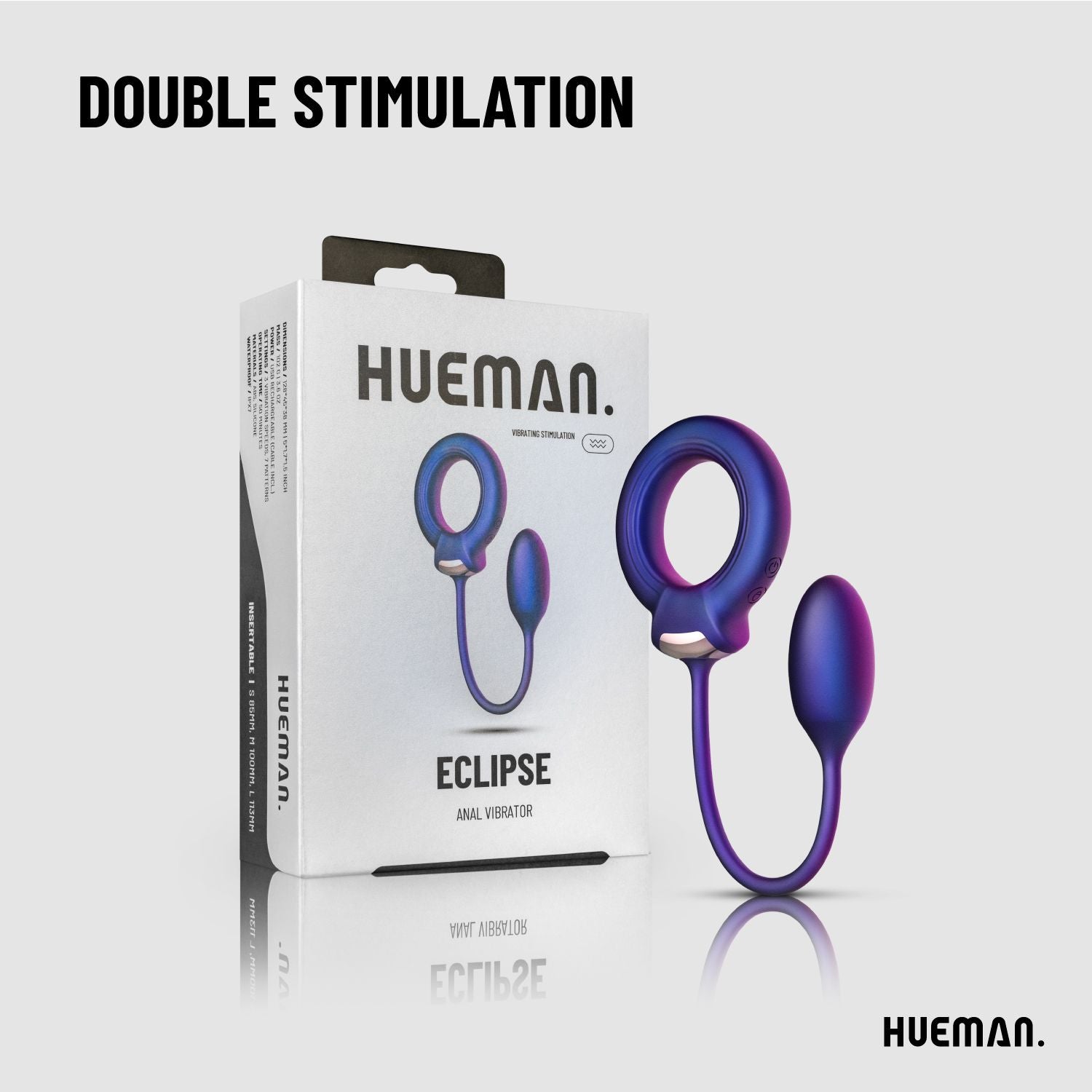 Hueman - Cockring met Anale Bal