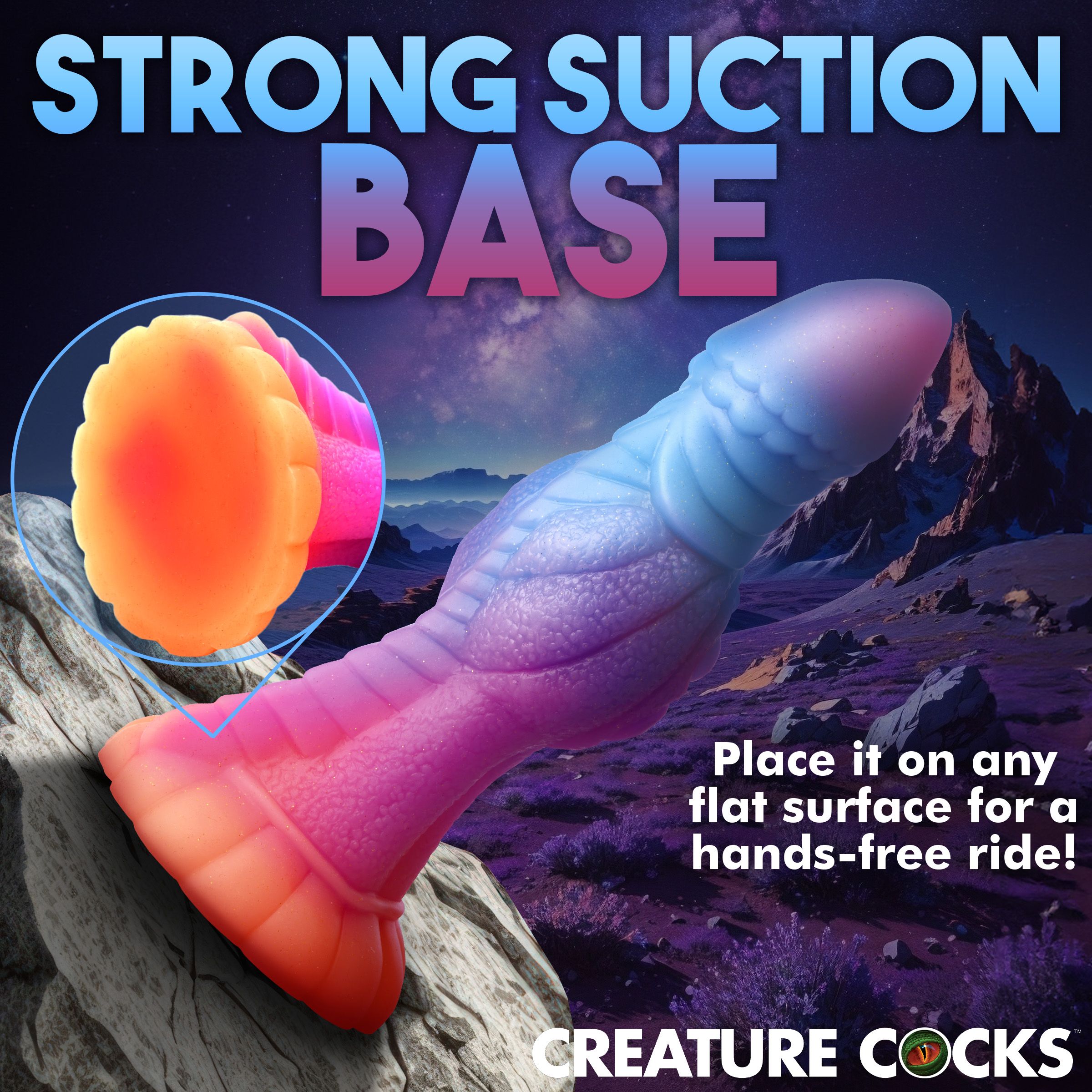 Glow-in-the-dark buitenaardse dildo