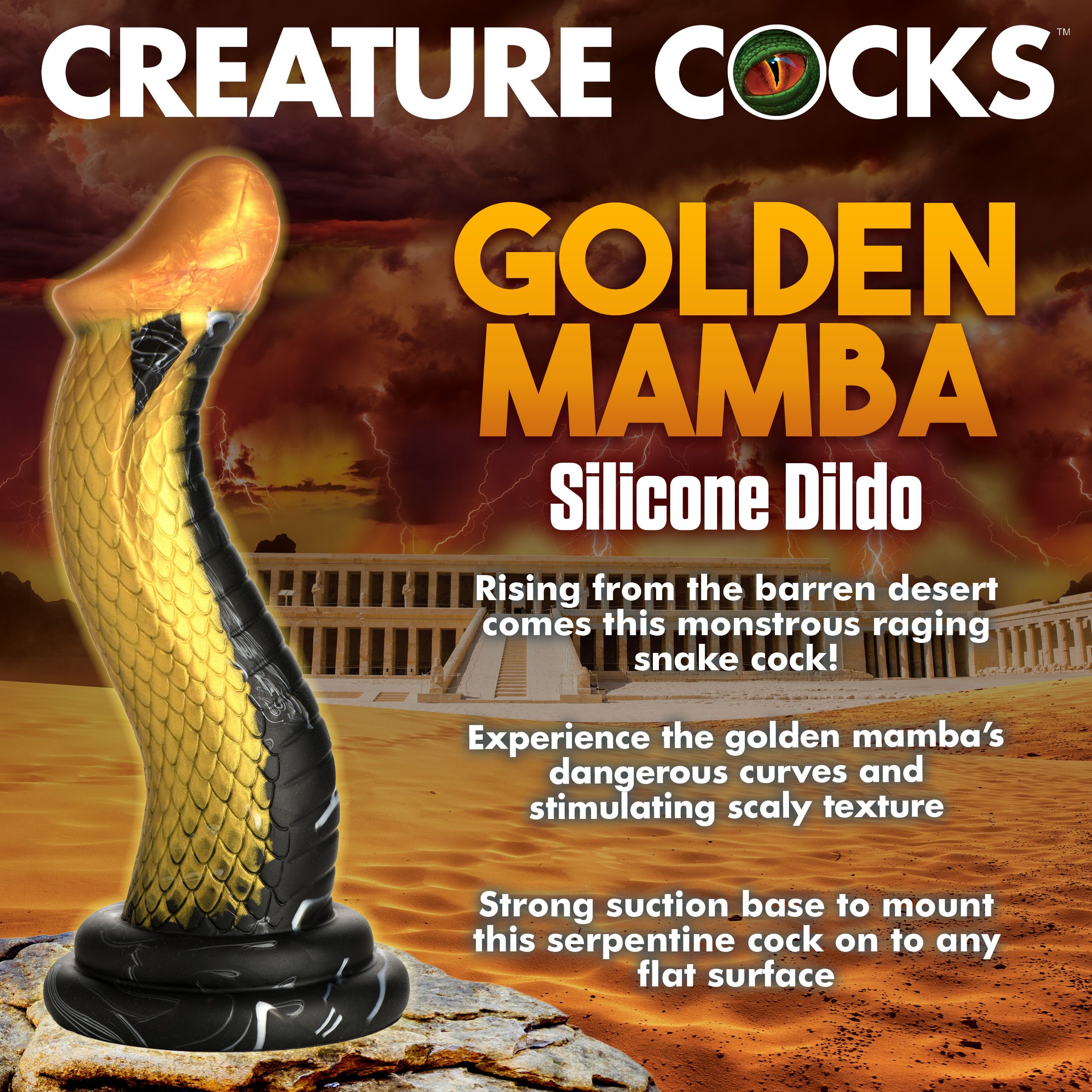 Gouden Mamba Dildo