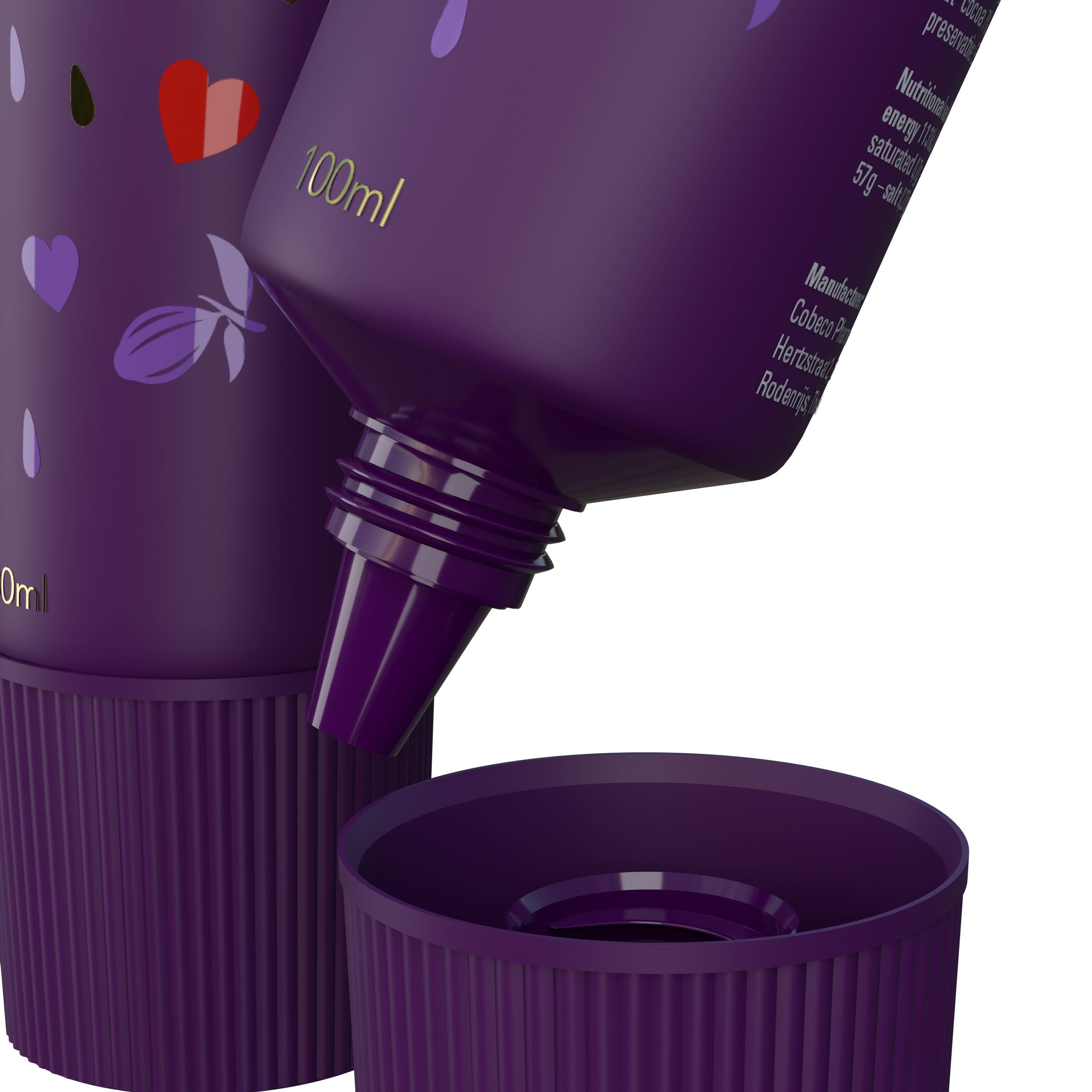 Chocolade Bodypaint - 100 ml