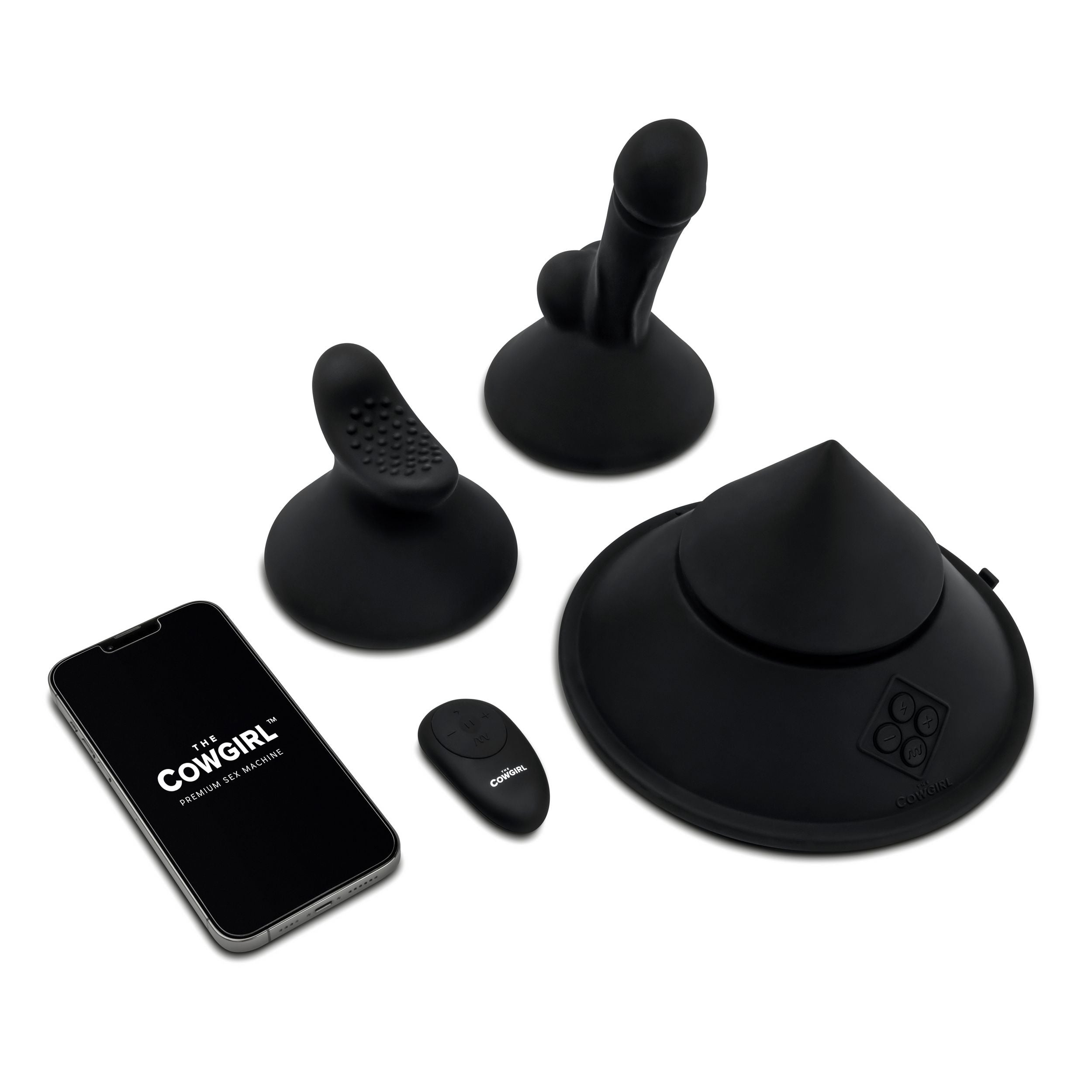 The Cowgirl - Cone Sexmachine Met Opzetstukken