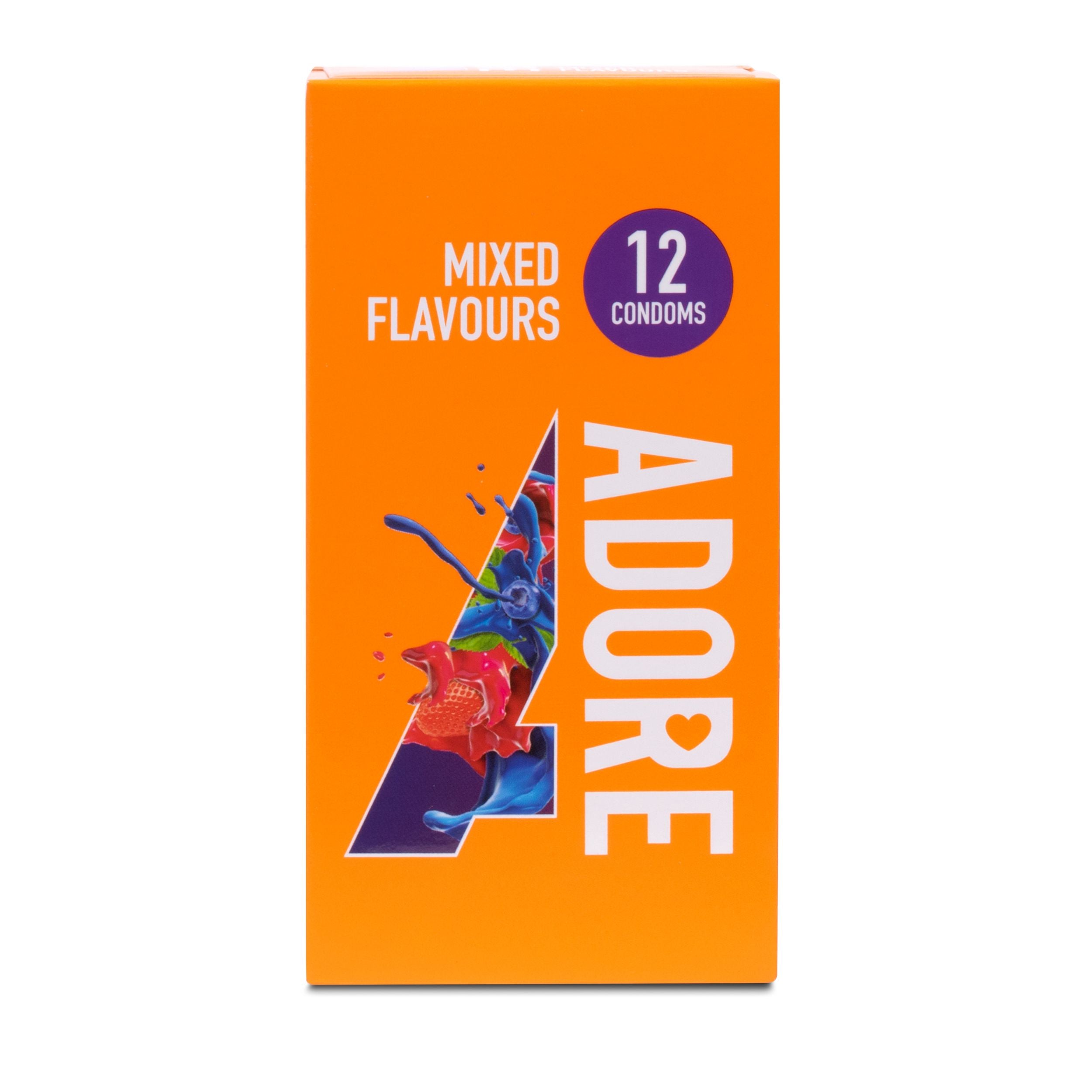 Adore Flavours Condooms - 12 stuks