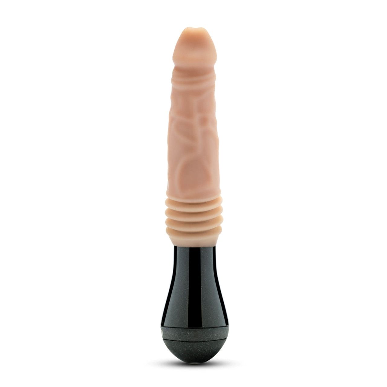 Dr. Skin Silicone - Dr. Knight - Stotende en Vibrerende Dildo - Beige