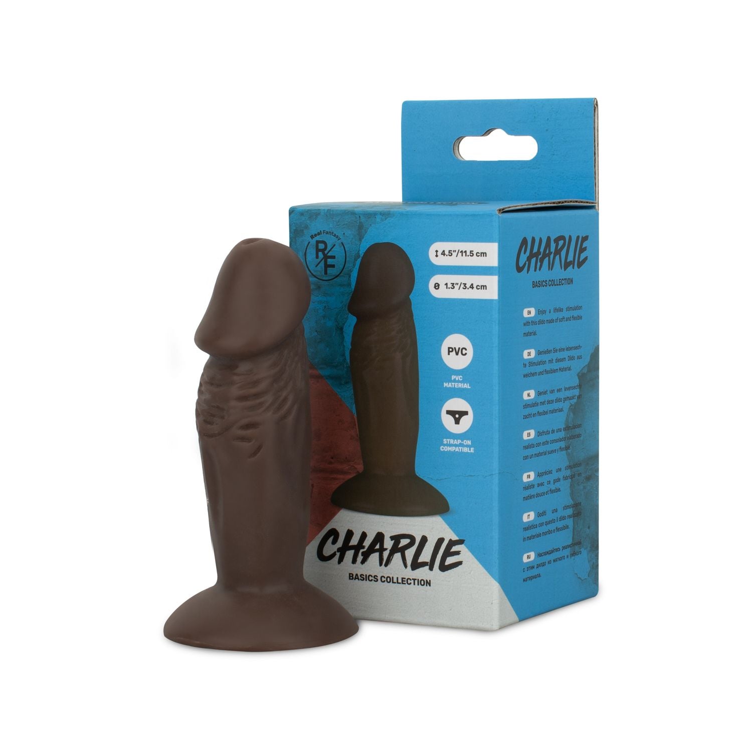 Charlie historische Dildo Met Zuignap - 11,5 cm