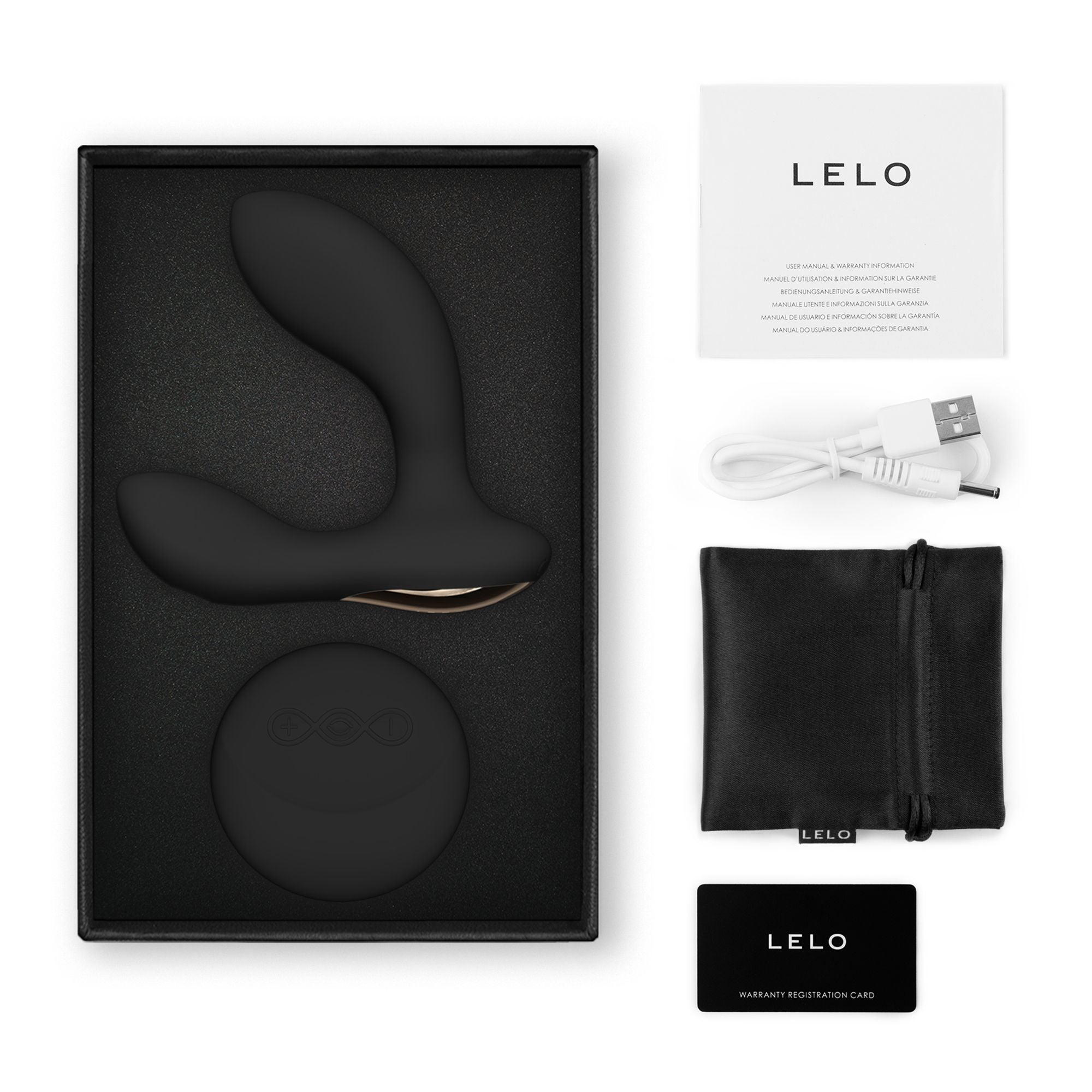 LELO - Hugo 2 Prostaat Vibrator met Afstandsbediening - Zwart