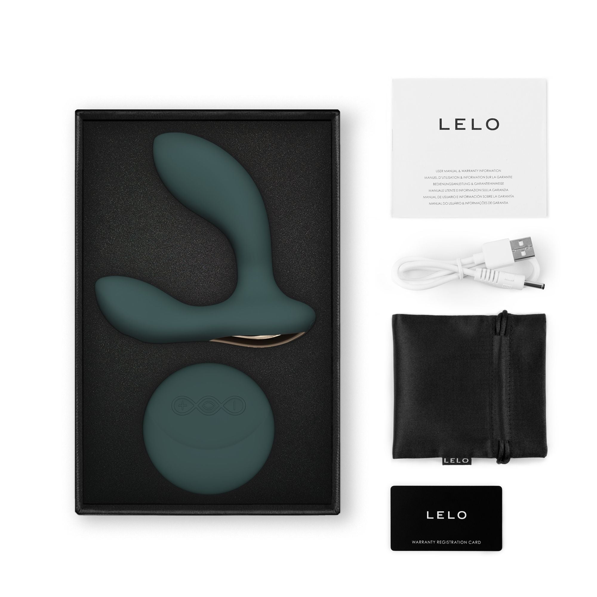 LELO - Hugo 2 Prostaat Vibrator met Afstandsbediening - Groen