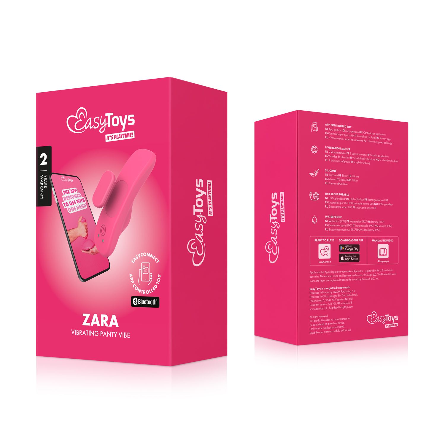 EasyConnect - Pantyvibrator Zara app gestuurd