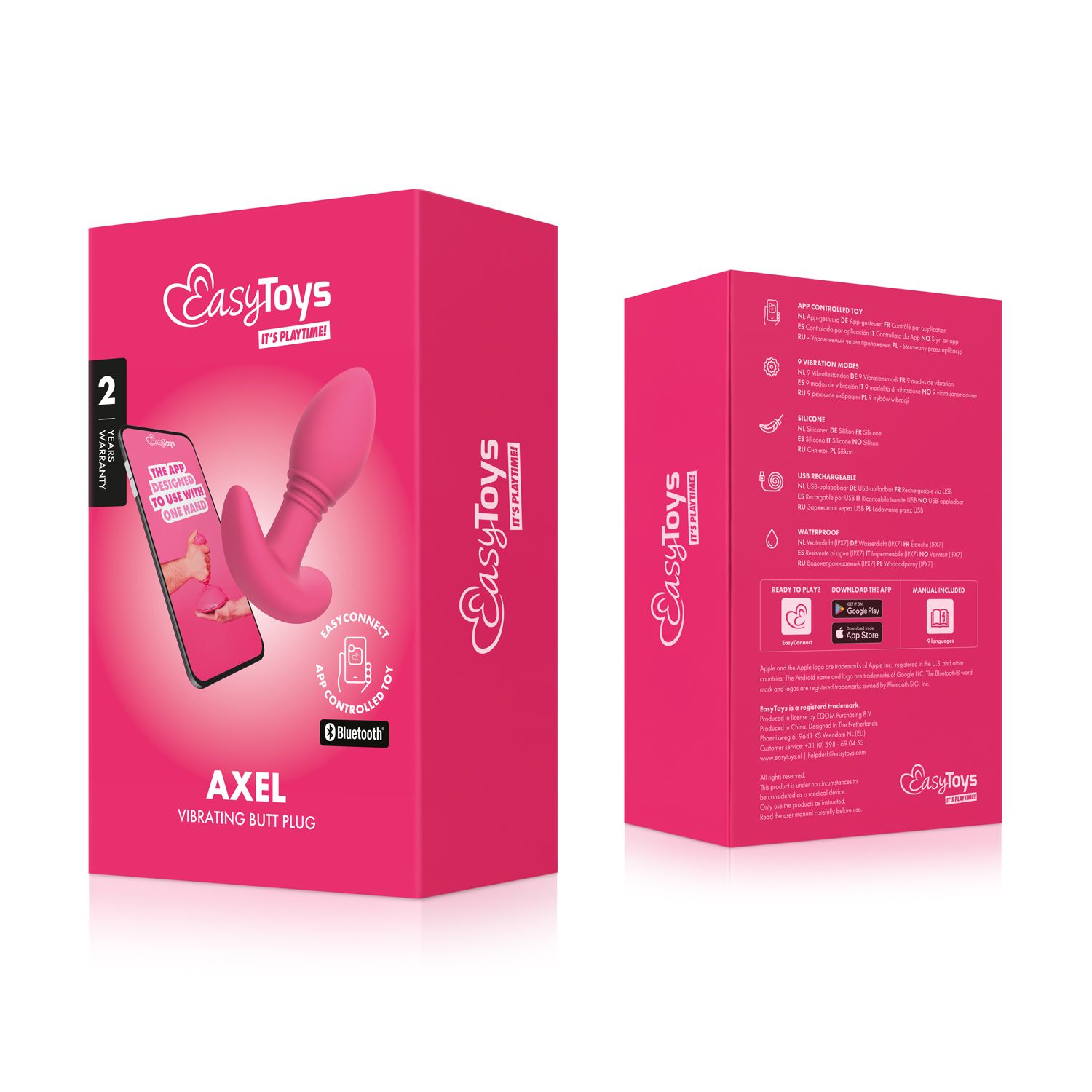 EasyConnect - Vibrerende Buttplug Axel app gericht