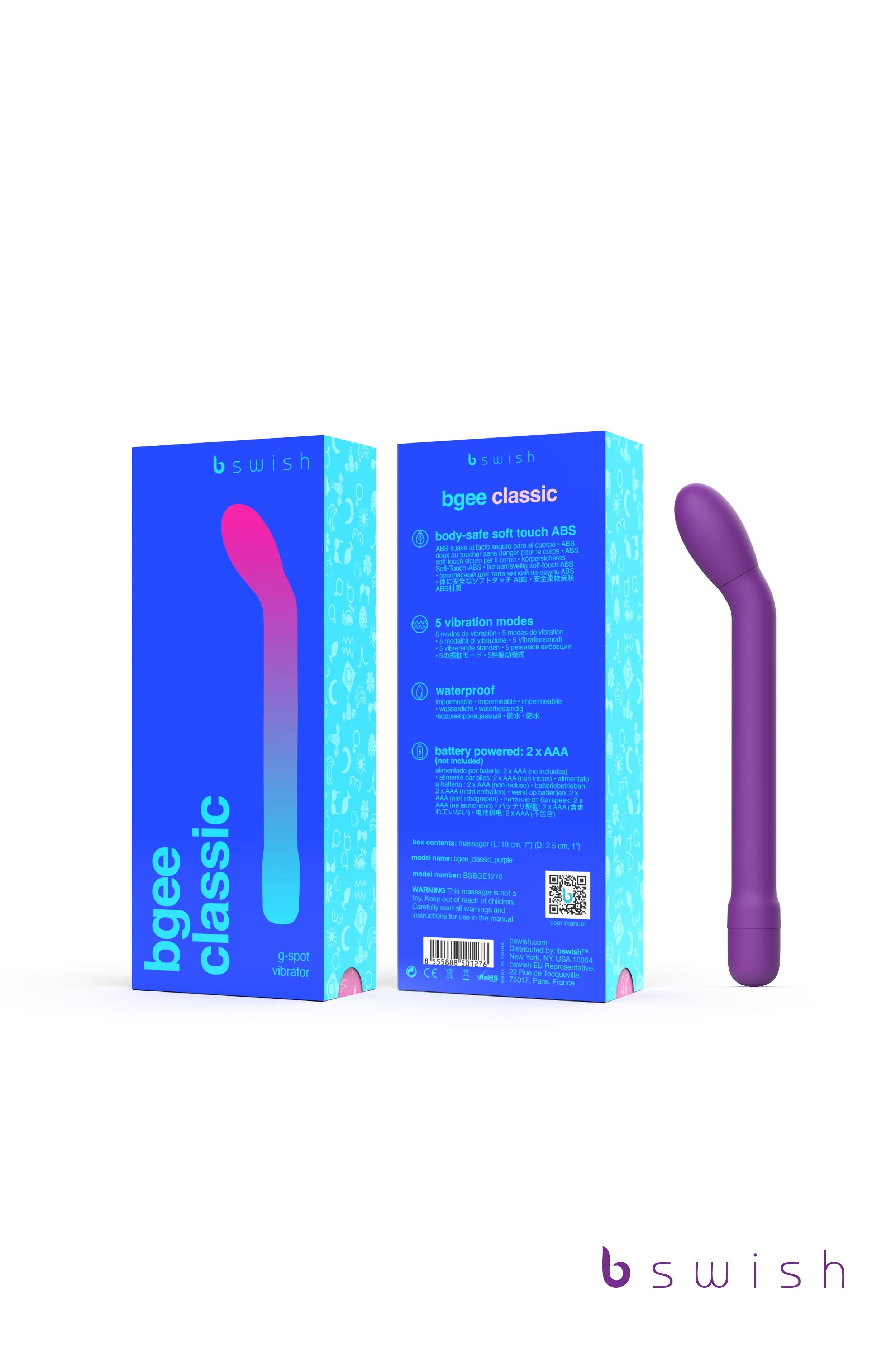 B Swish - Bgee G-Spot Vibrator - Paars