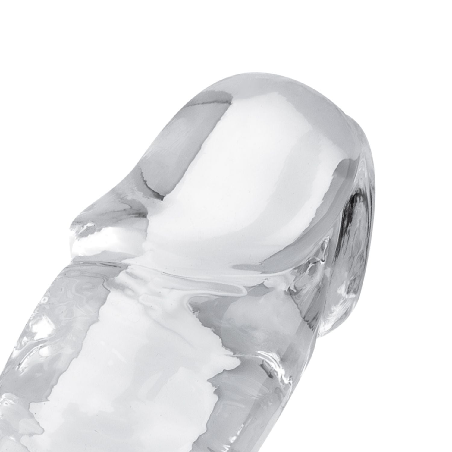 Jelly-dildo zonder ballen - 14 cm