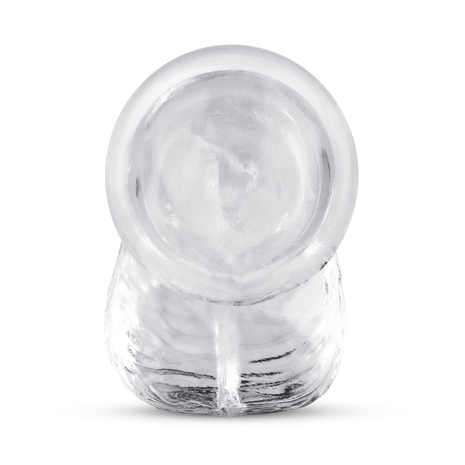 Jelly-dildo met ballen - 19 cm