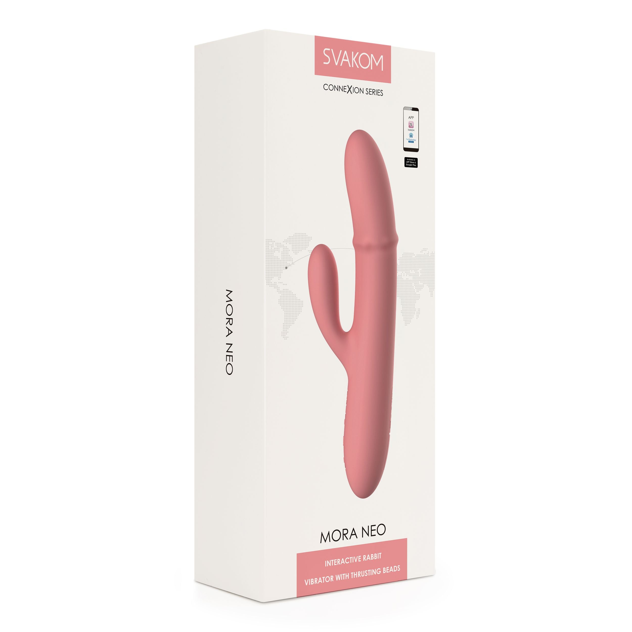 SVAKOM - Mora Neo Interactieve Stotende Vibrator - Peach