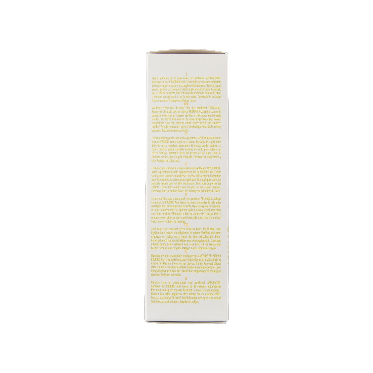 HOT - PRORINO Sensitive Anal Comfort Cream - 100 ml
