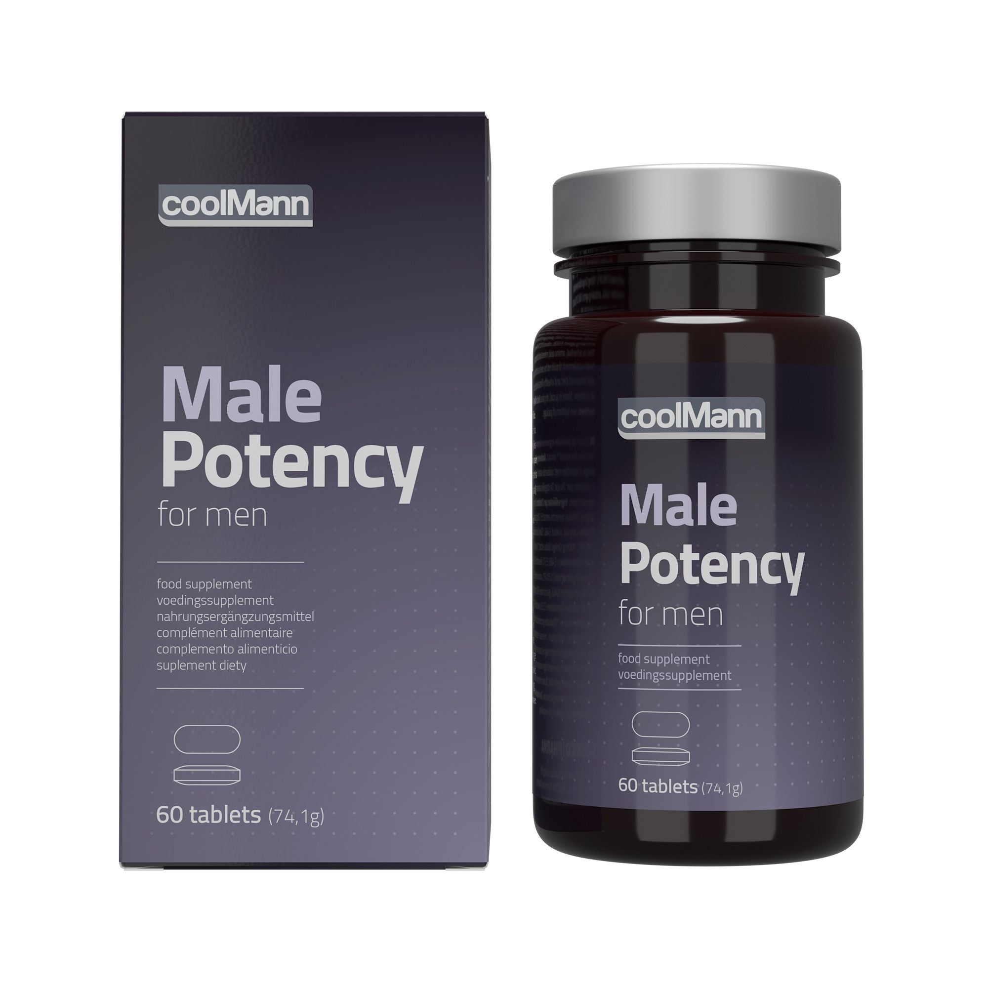 CoolMann - Mannelijke Potentie Potentie Pillen - 60 stuks