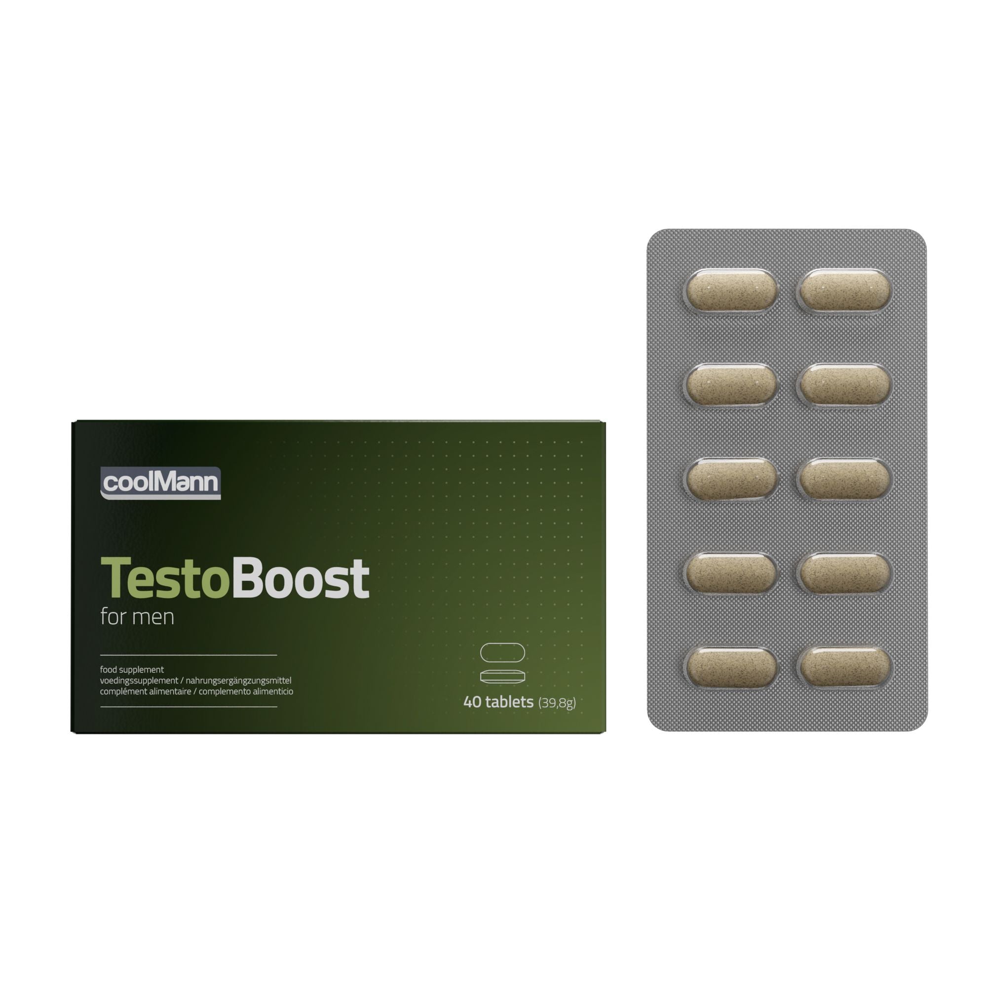CoolMann - Testoboost - 40 stuks