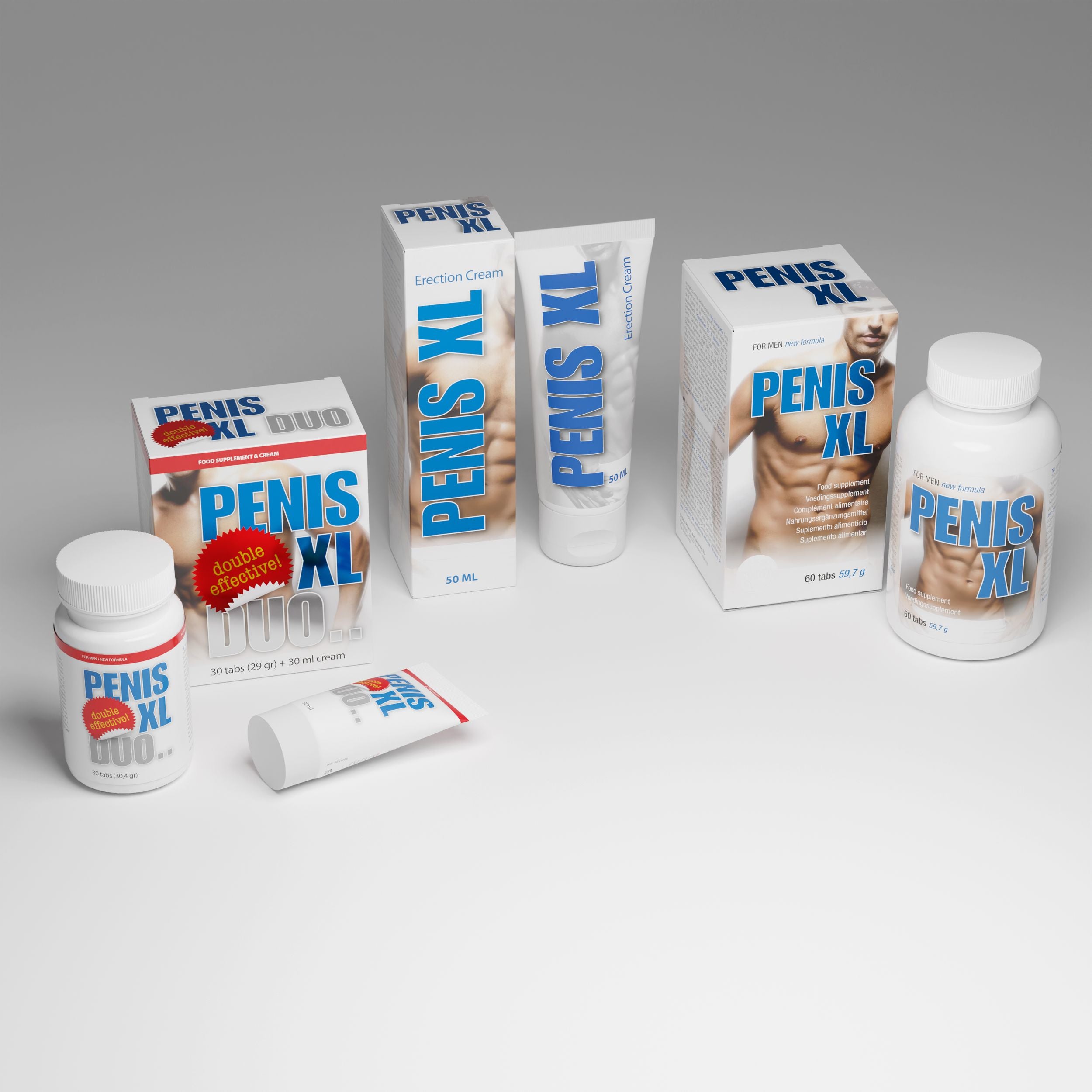 Penis XL Duo Combinatie Crème En Pillen