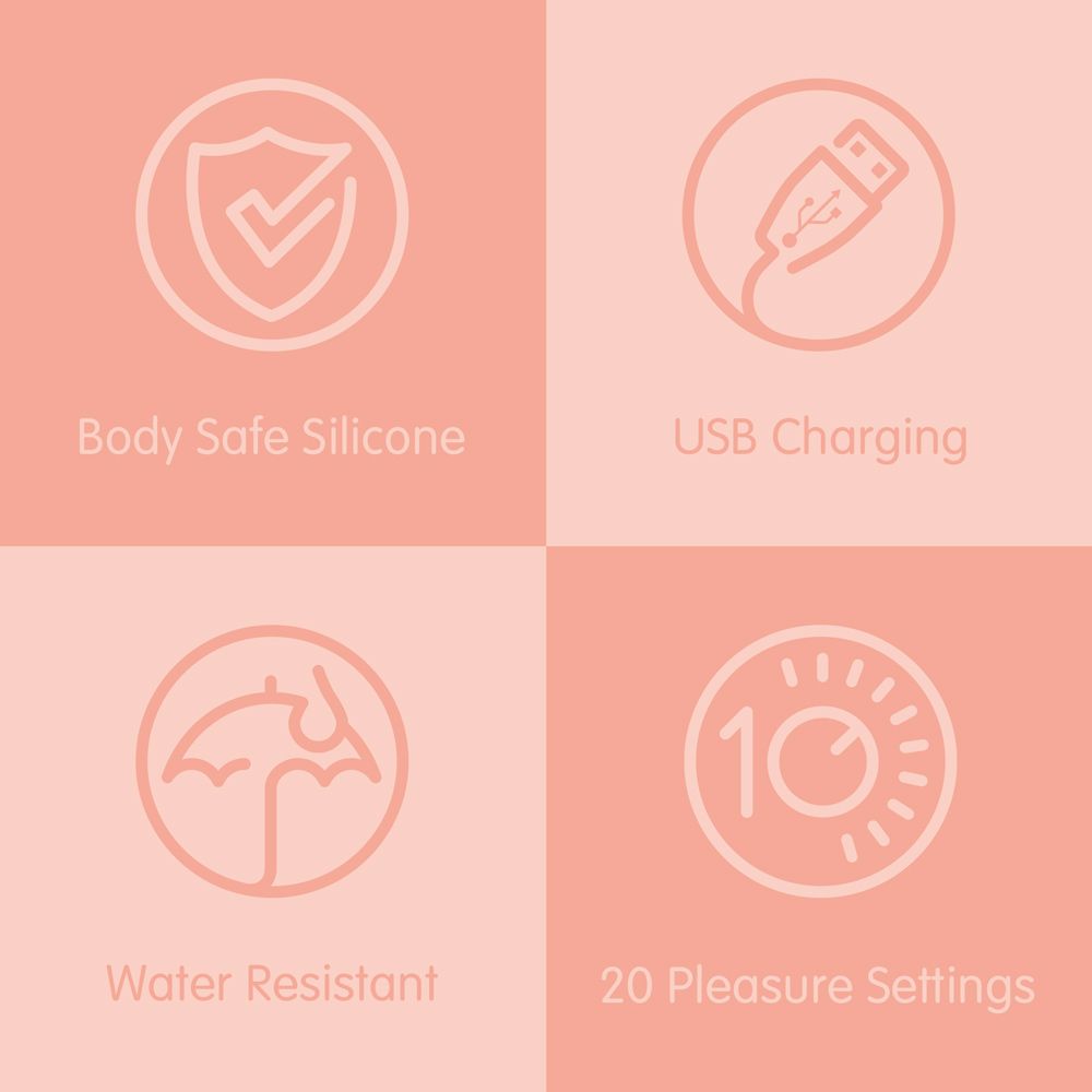 Skins Rose Buddies - The Rose Purrz Vibrator