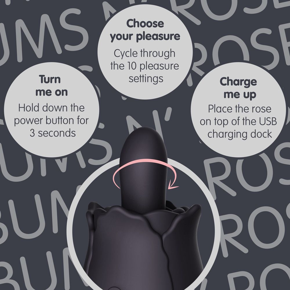 Skins Rose Buddies - Bums N Roses Anaal Vibrator