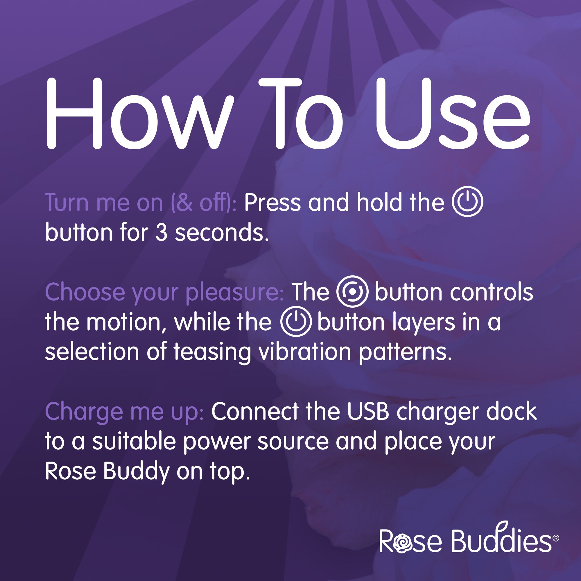 Skins Rose Buddies - Bums N Roses Anaal Vibrator
