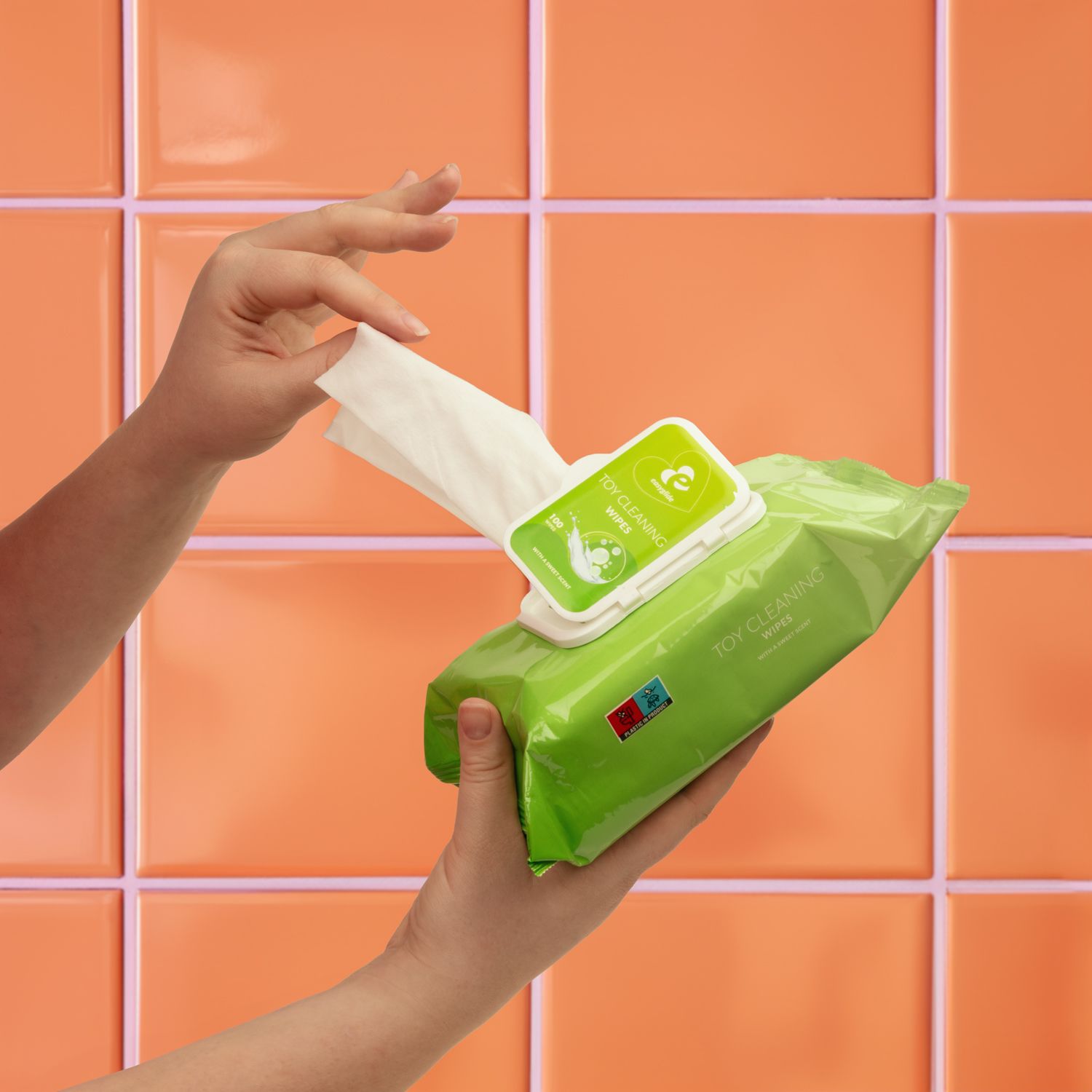 EasyGlide Speelgoedschoonmaak Doekjes - 100 doekjes