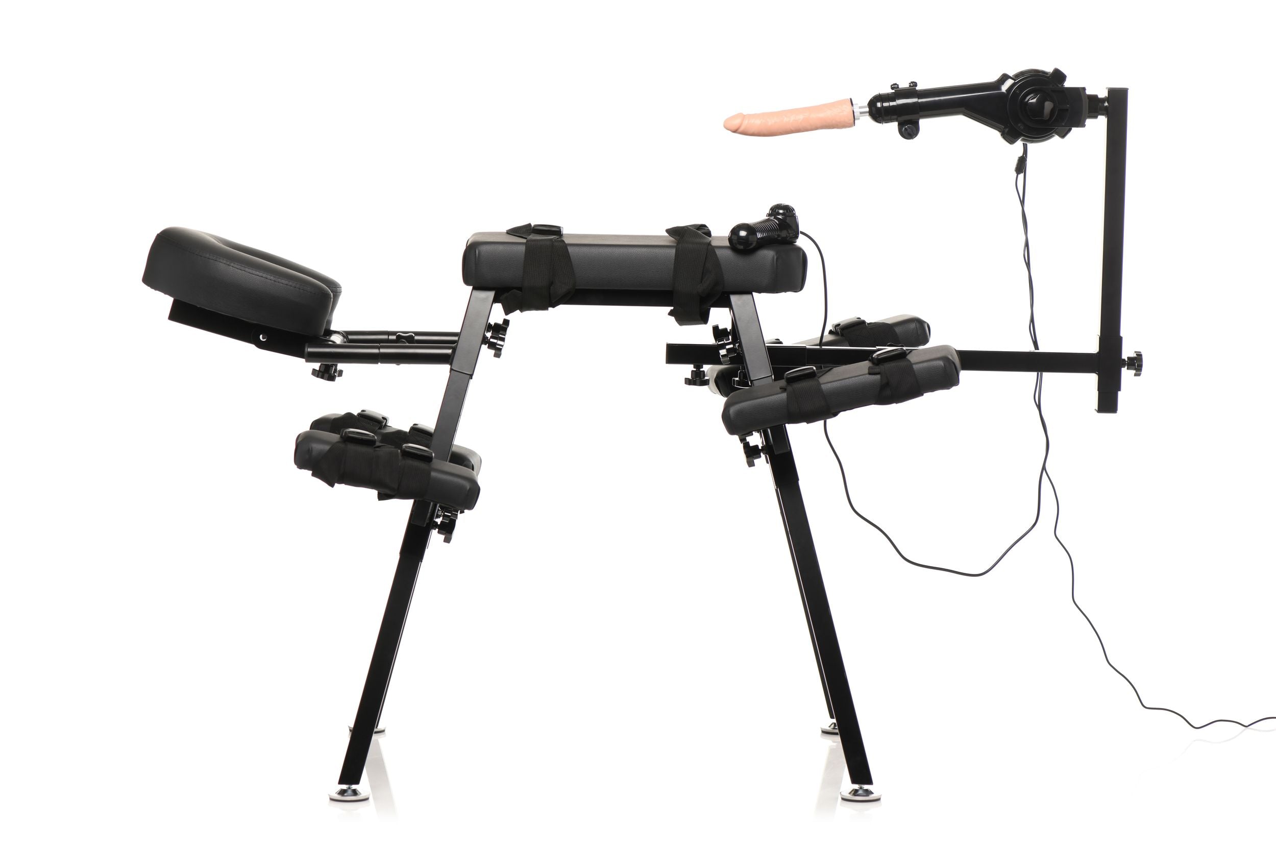 XR Brands - Obedience Bench Met Seksmachine - Zwart