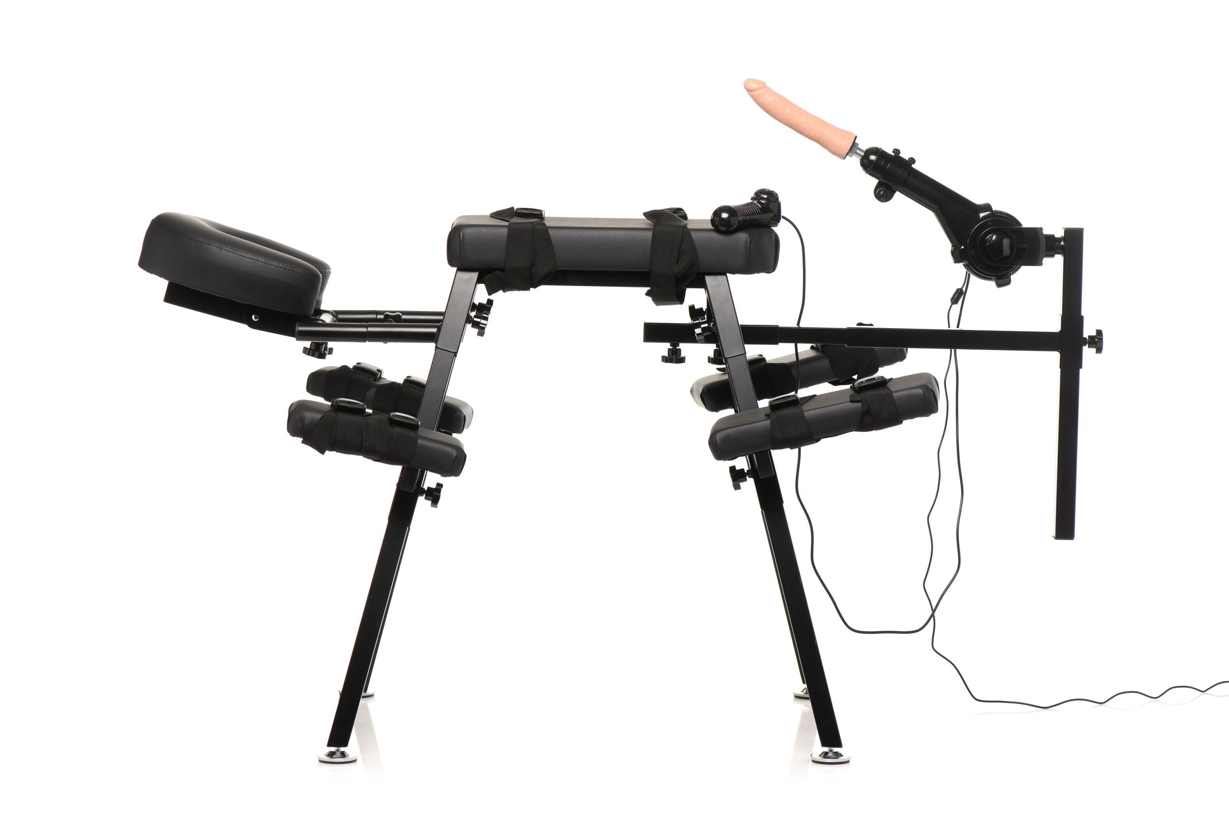 XR Brands - Obedience Bench Met Seksmachine - Zwart