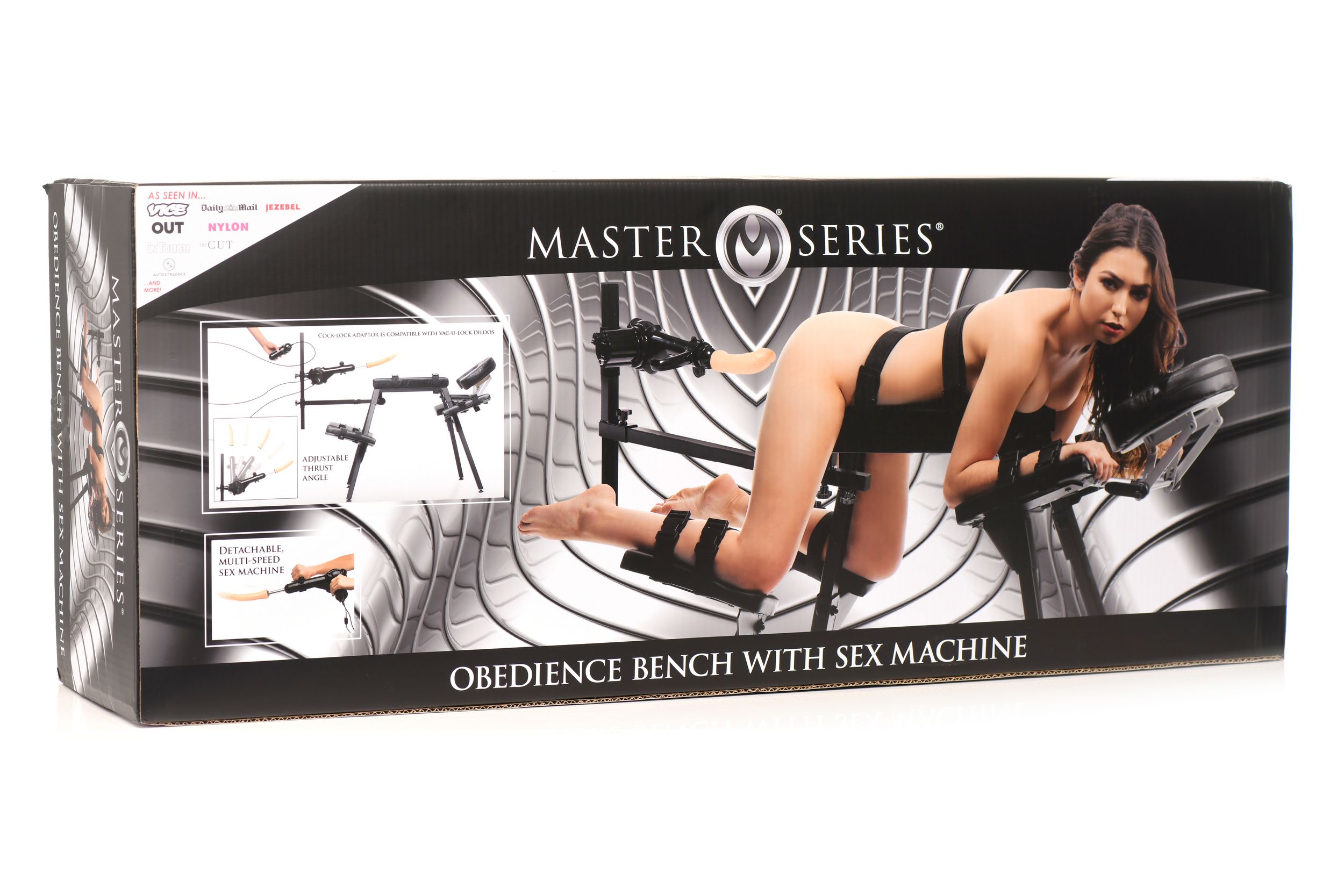 XR Brands - Obedience Bench Met Seksmachine - Zwart
