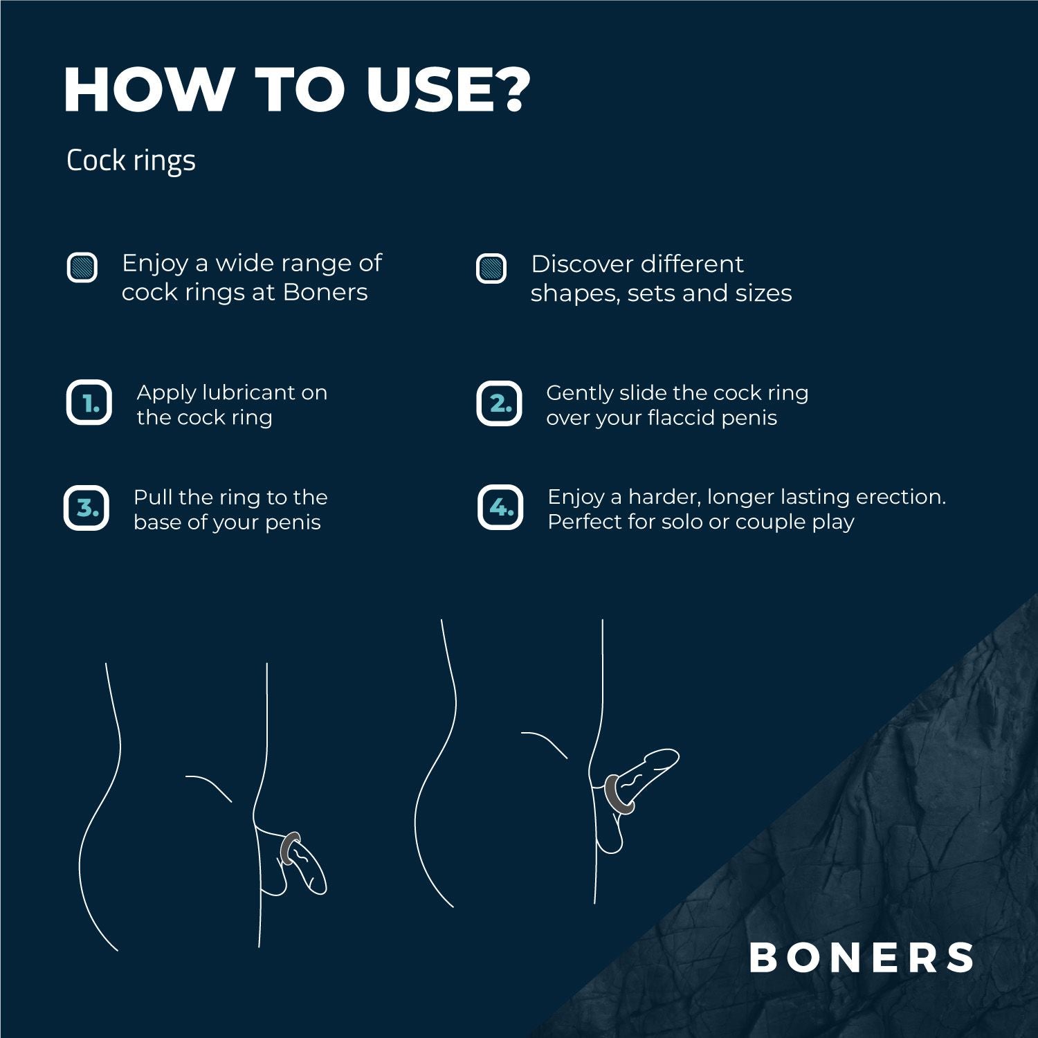Boners Cockring Set 3-delig