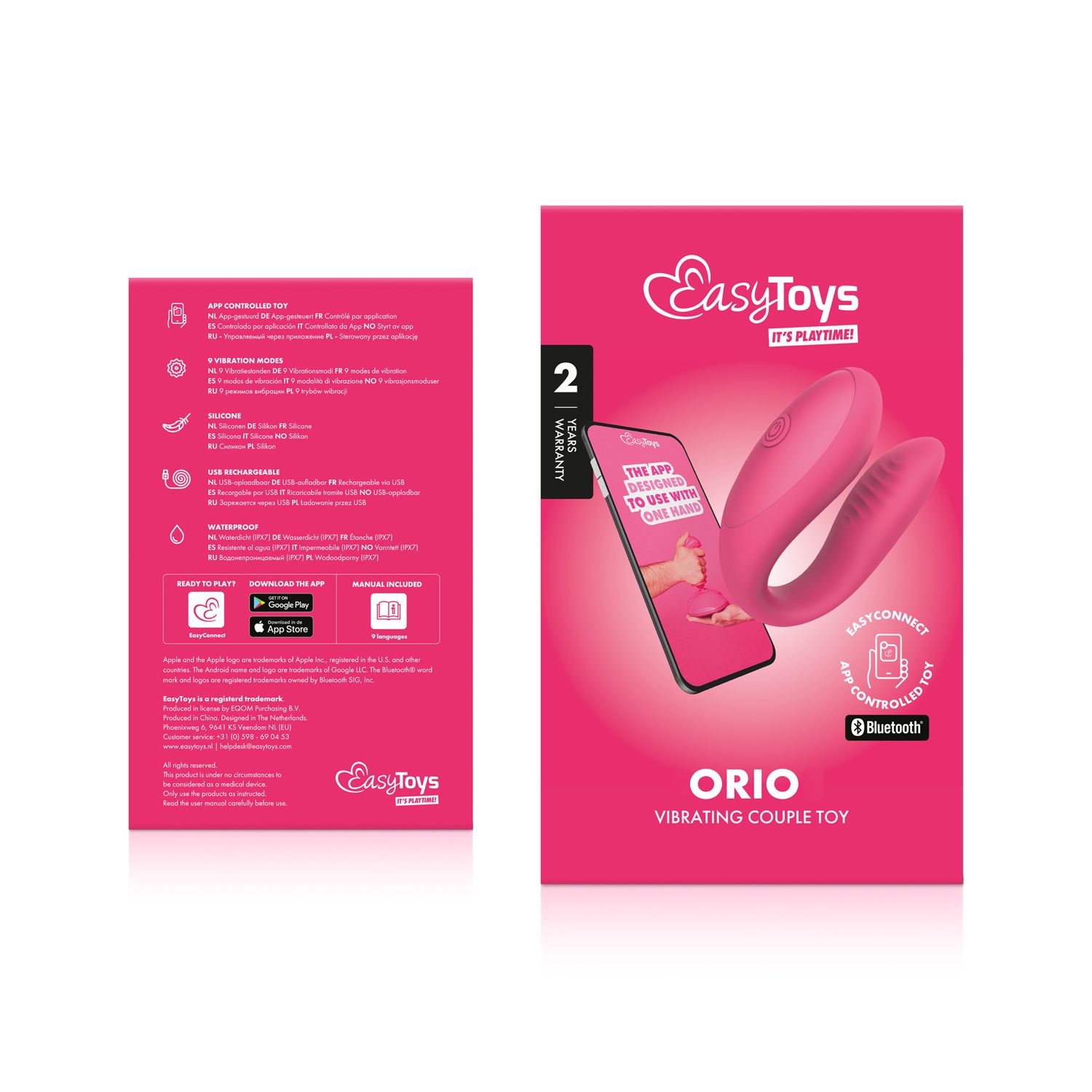 EasyConnect - Koppelvibrator Orion app gestuurd
