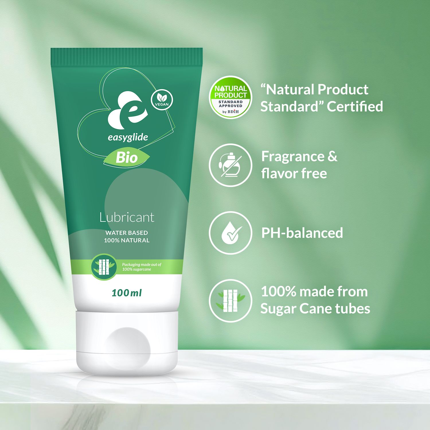 EasyGlide - Bio &amp; Natuurlijk Glijmiddel op Waterbasis Geurvrij - 100 ml