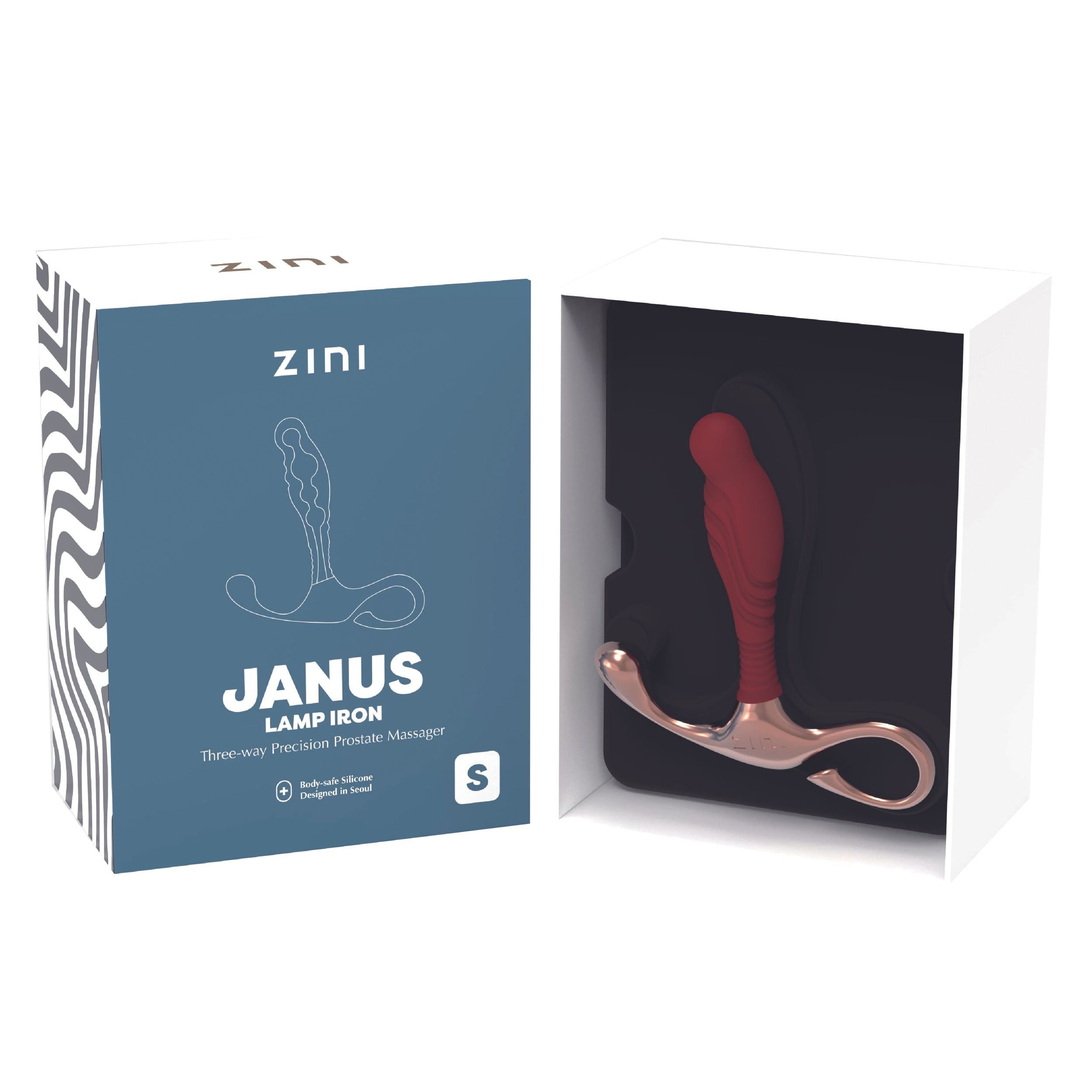 Zini – JANUS LAMP IRON Prostaat Stimulator – Rood (S)