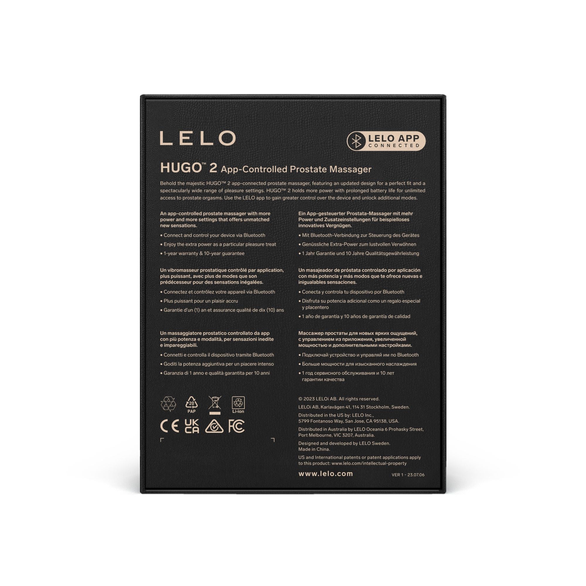 LELO – HUGO 2 Prostaat Massager – Groen