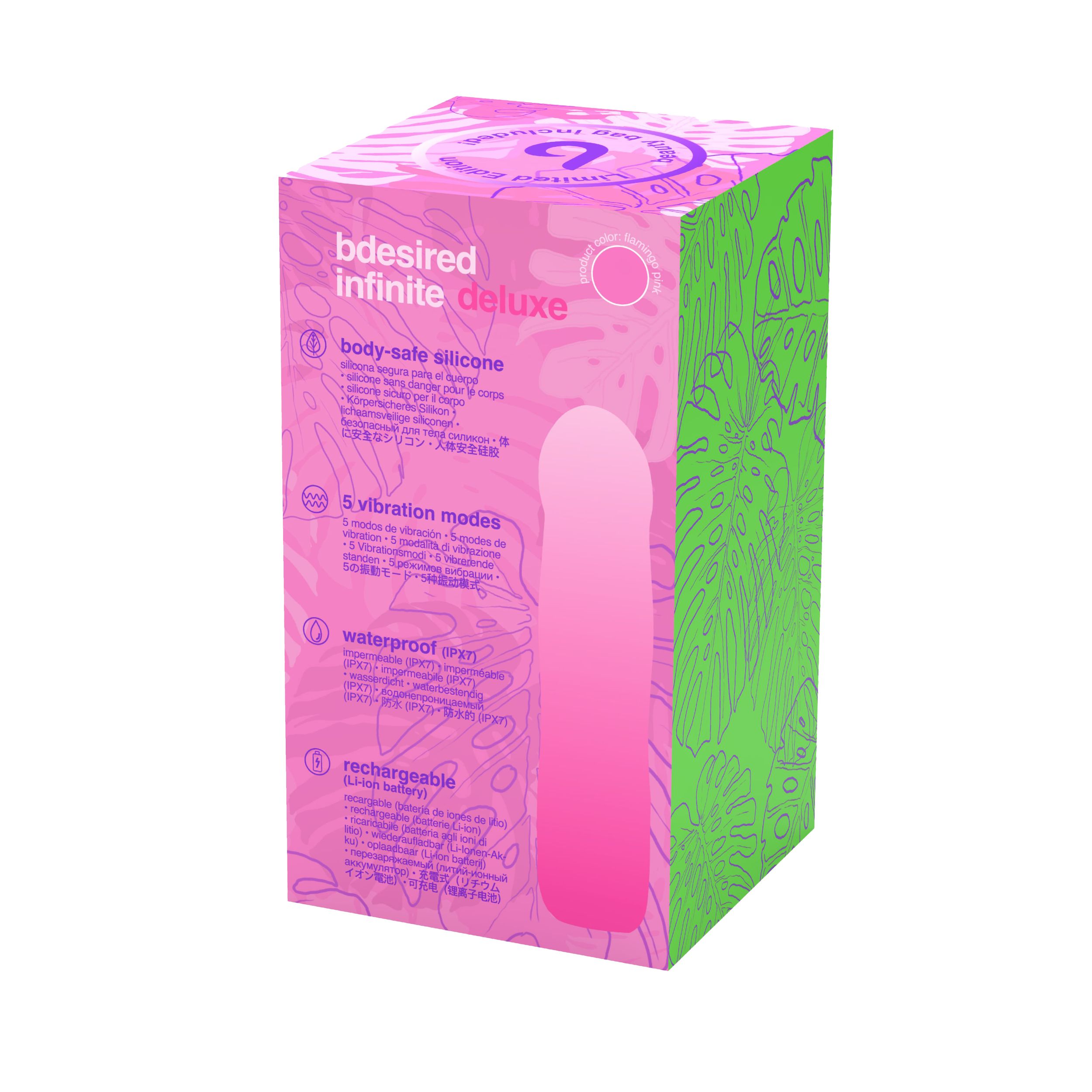 B Swish – BDESIRED INFINITE DELUXE Vibrator Beauty Edition – Roze